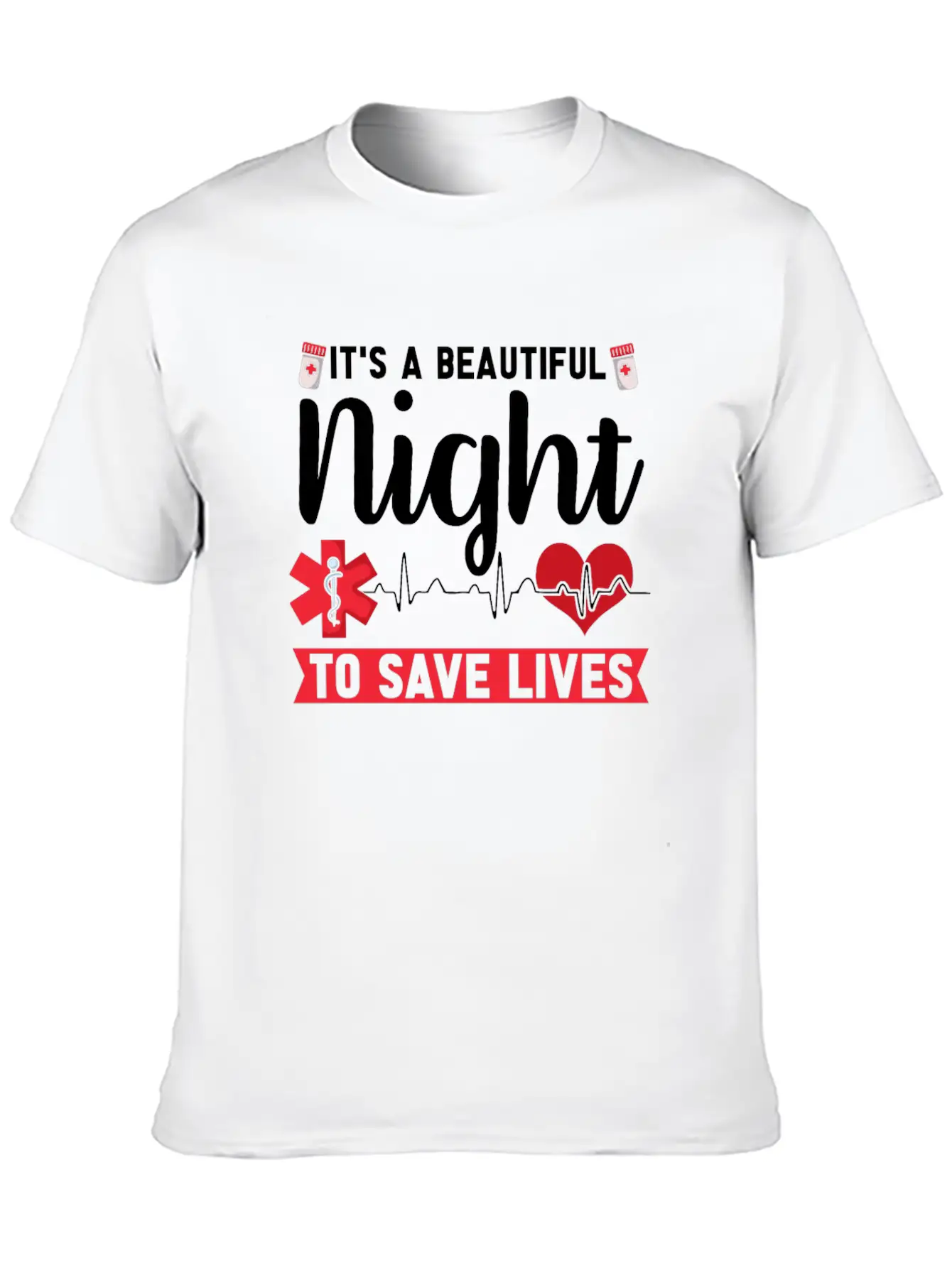 Nurse Nursing Heart Timeless Short Sleeve Tee – Comfy And Minimalist Design
