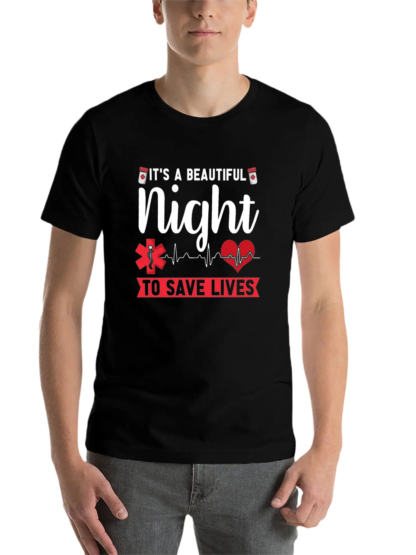 Nurse Nursing Heart Timeless Short Sleeve Tee – Comfy And Minimalist Design