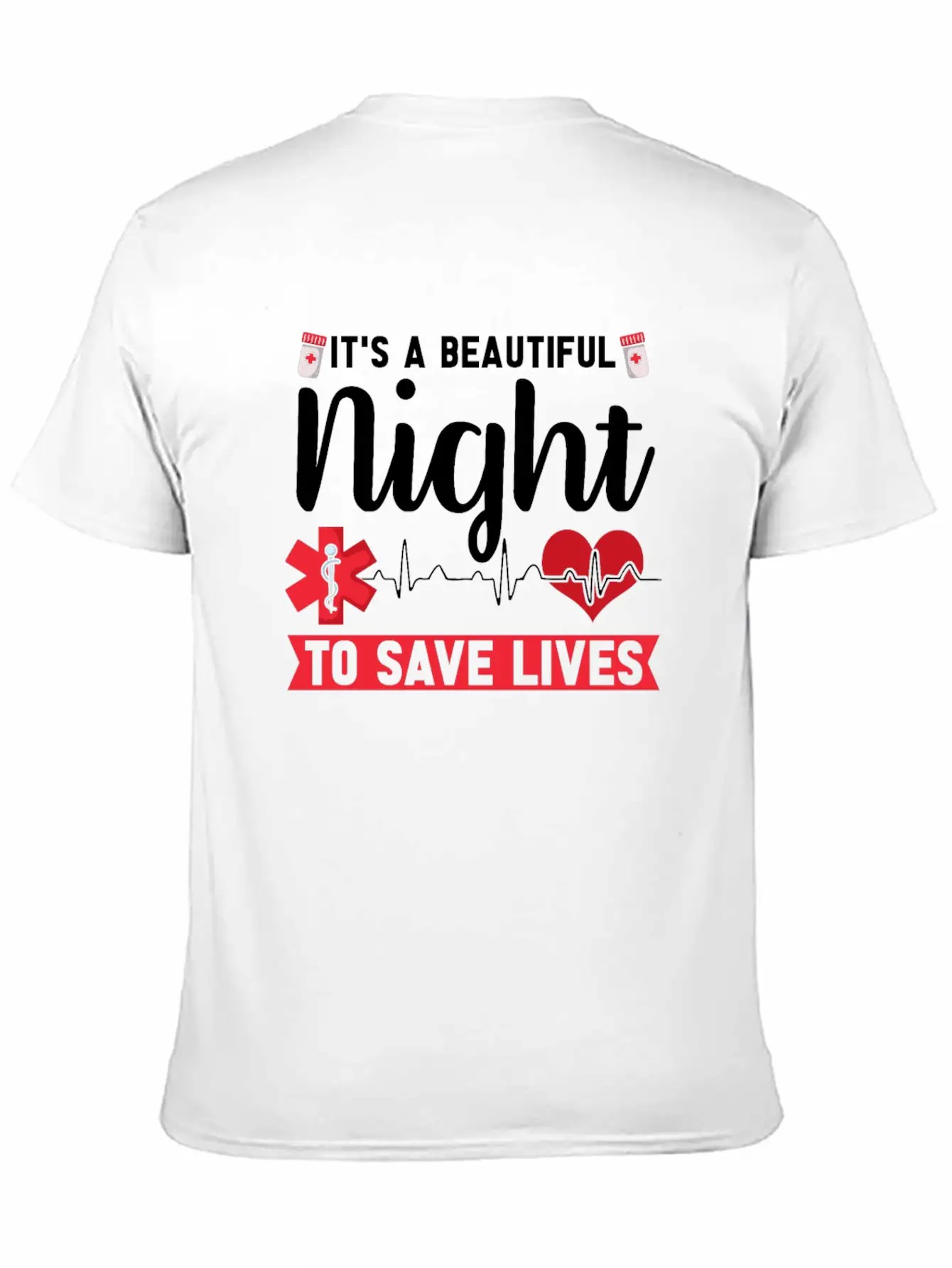 Nurse Nursing Heart Timeless Short Sleeve Tee – Comfy And Minimalist Design