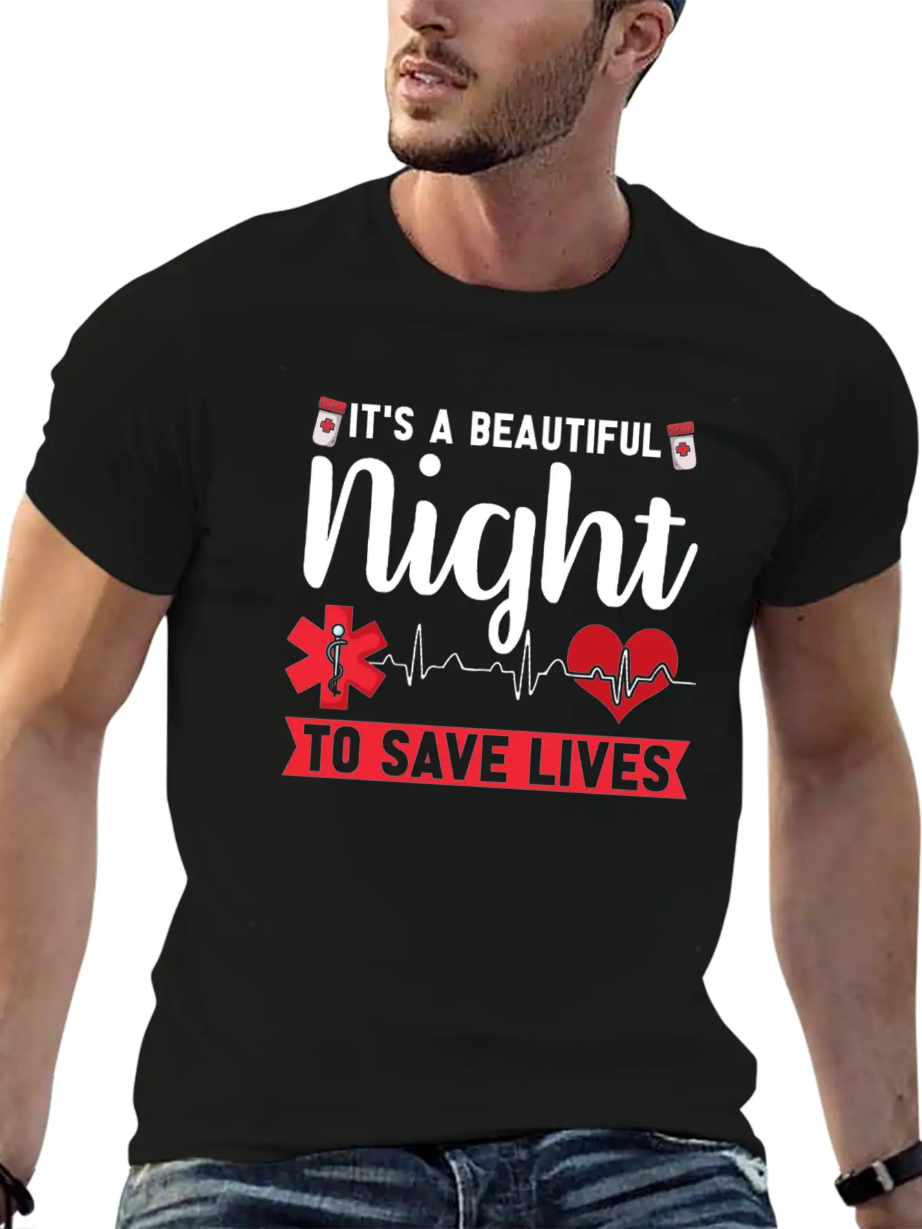 Nurse Nursing Heart Timeless Short Sleeve Tee – Comfy And Minimalist Design