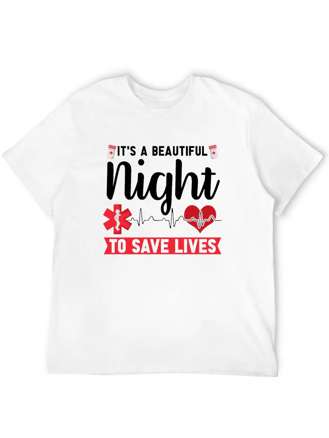 Nurse Nursing Heart Timeless Short Sleeve Tee – Comfy And Minimalist Design