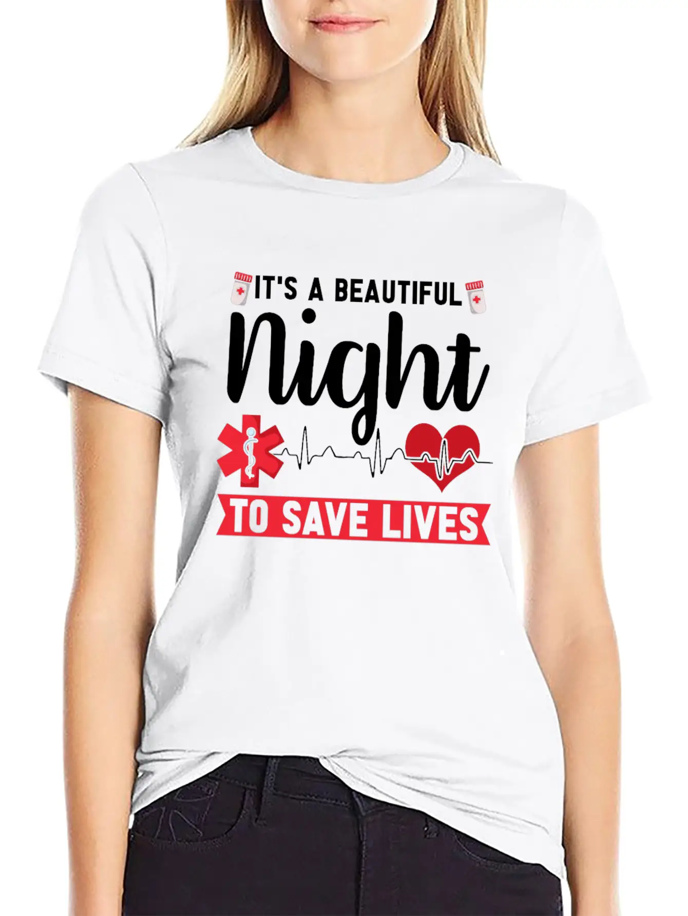 Nurse Nursing Heart Timeless Short Sleeve Tee – Comfy And Minimalist Design