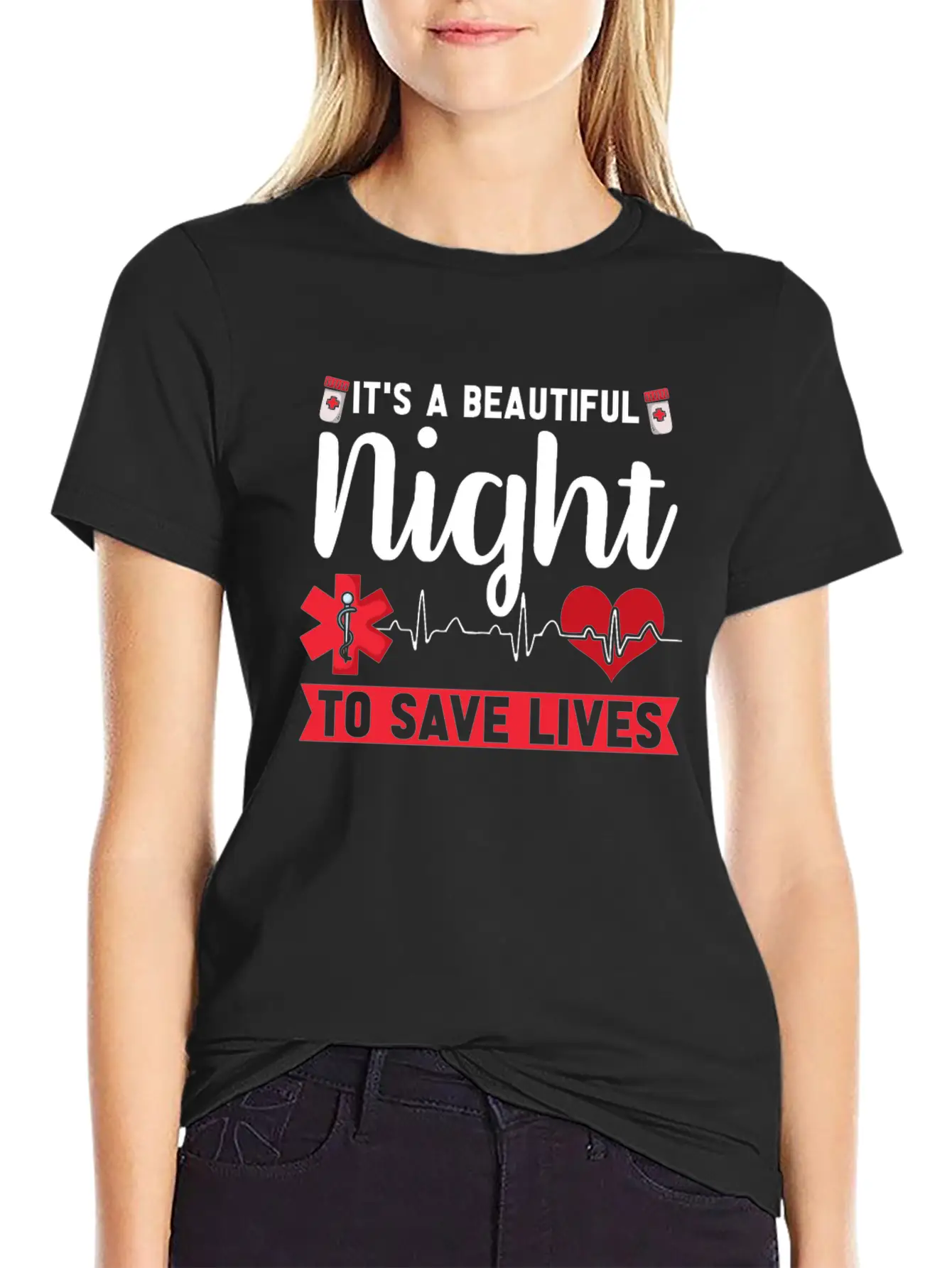 Nurse Nursing Heart Timeless Short Sleeve Tee – Comfy And Minimalist Design