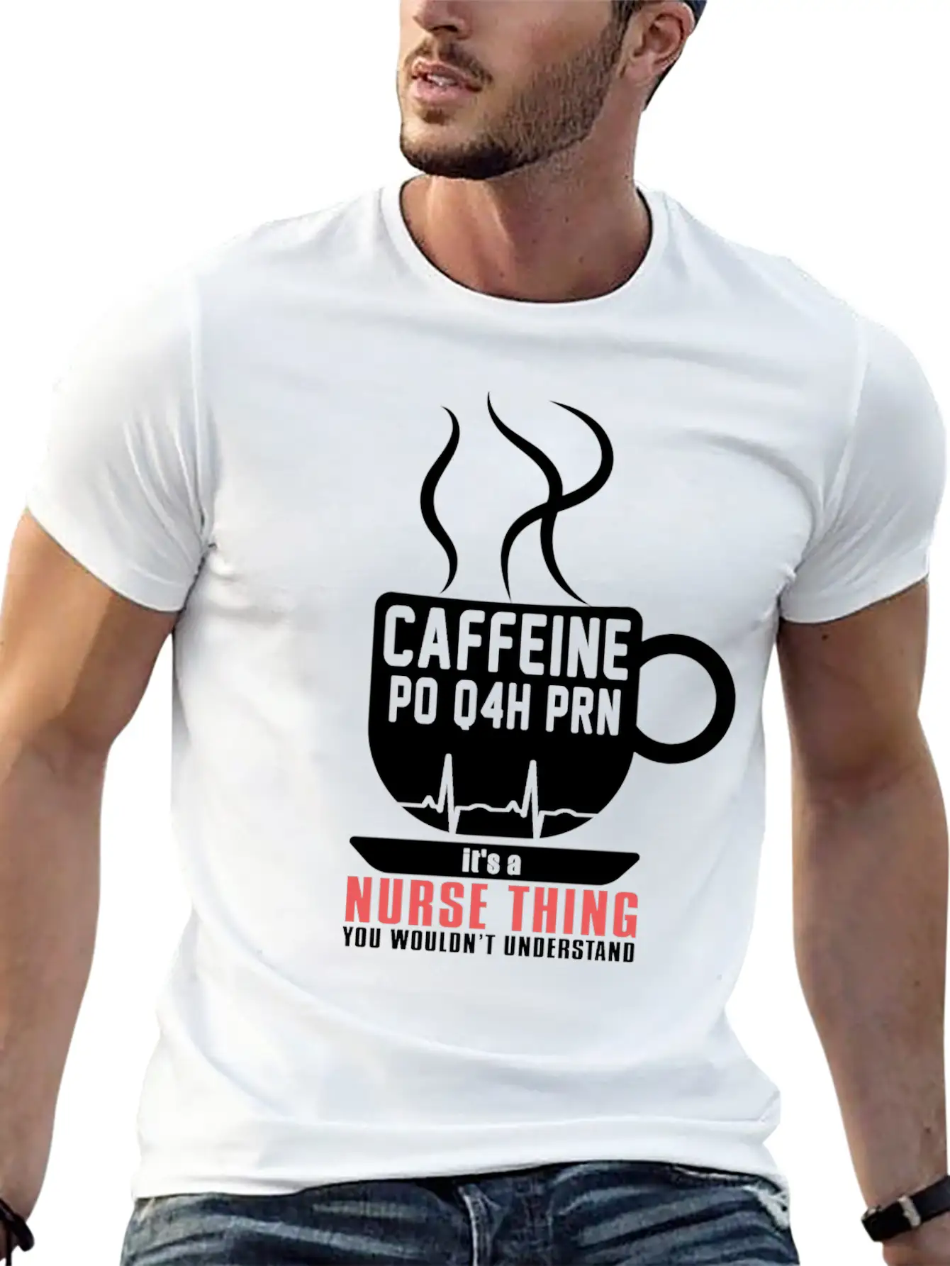 Nurse Nursing Medical Nurse Lover Hospital Gift Stylish Everyday T-Shirt – Unisex Basic Cotton Tee
