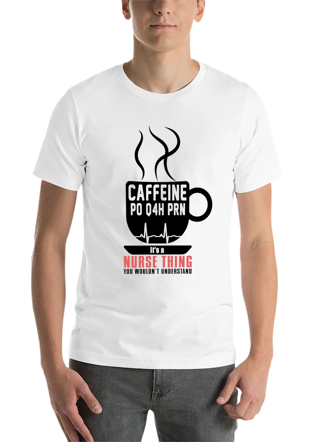 Nurse Nursing Medical Nurse Lover Hospital Gift Stylish Everyday T-Shirt – Unisex Basic Cotton Tee
