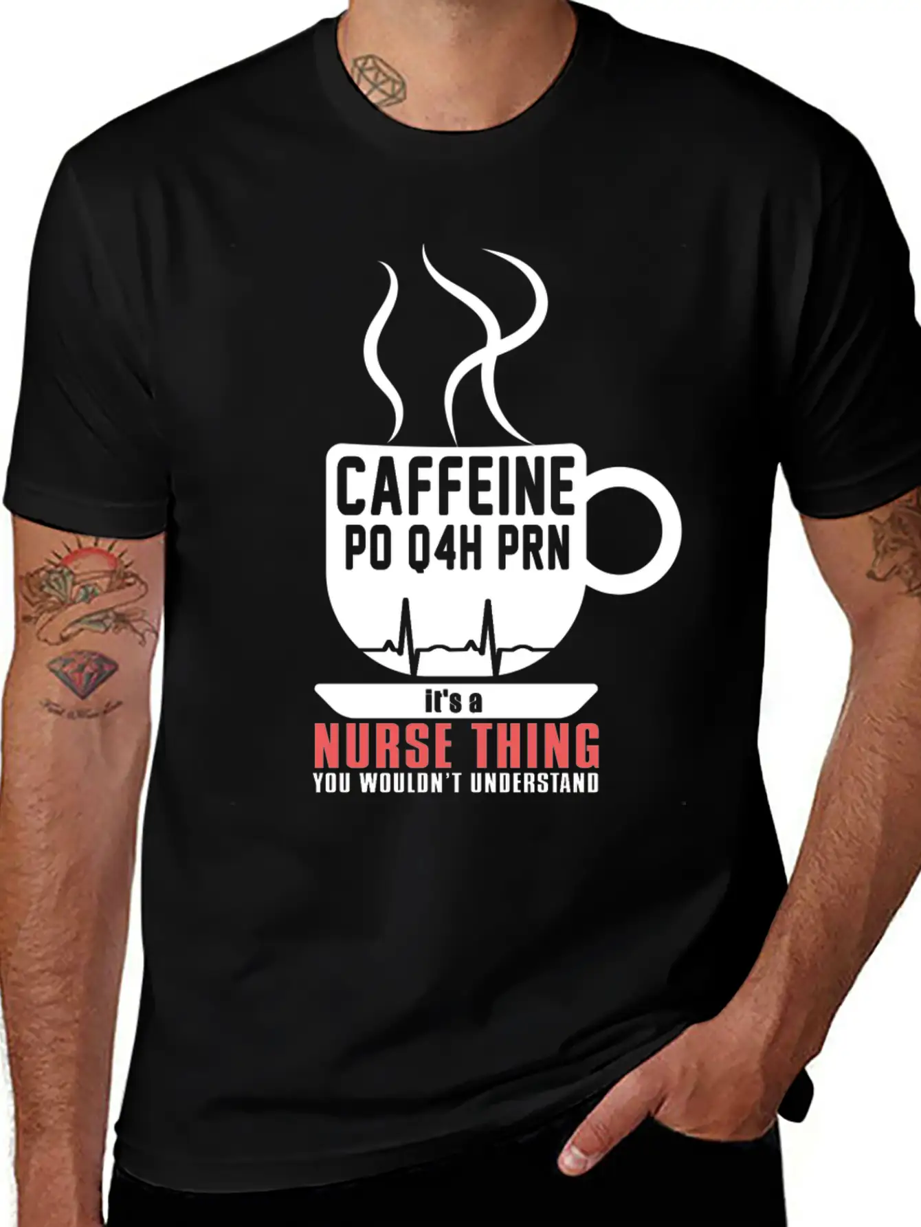 Nurse Nursing Medical Nurse Lover Hospital Gift Stylish Everyday T-Shirt – Unisex Basic Cotton Tee