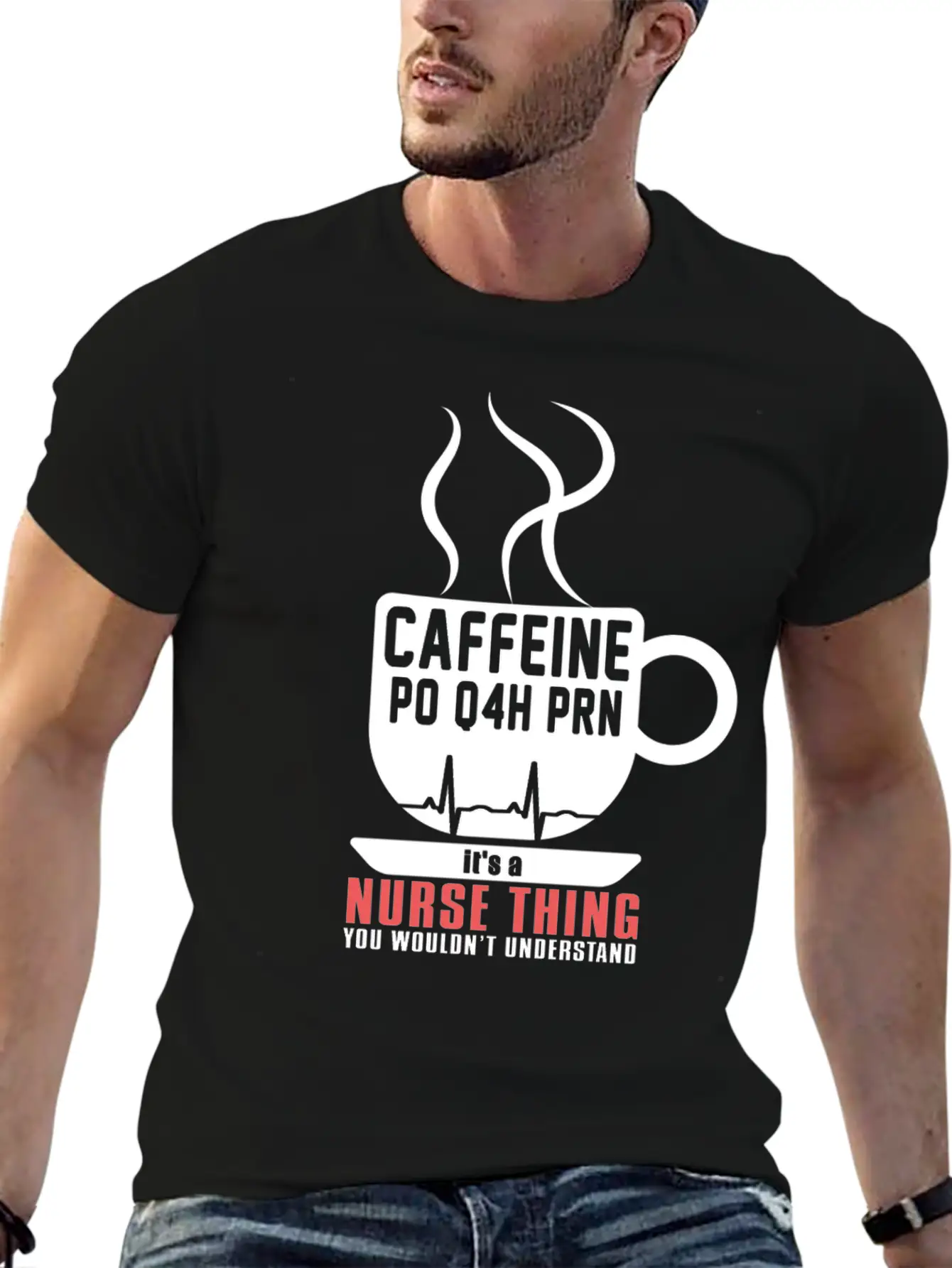Nurse Nursing Medical Nurse Lover Hospital Gift Stylish Everyday T-Shirt – Unisex Basic Cotton Tee