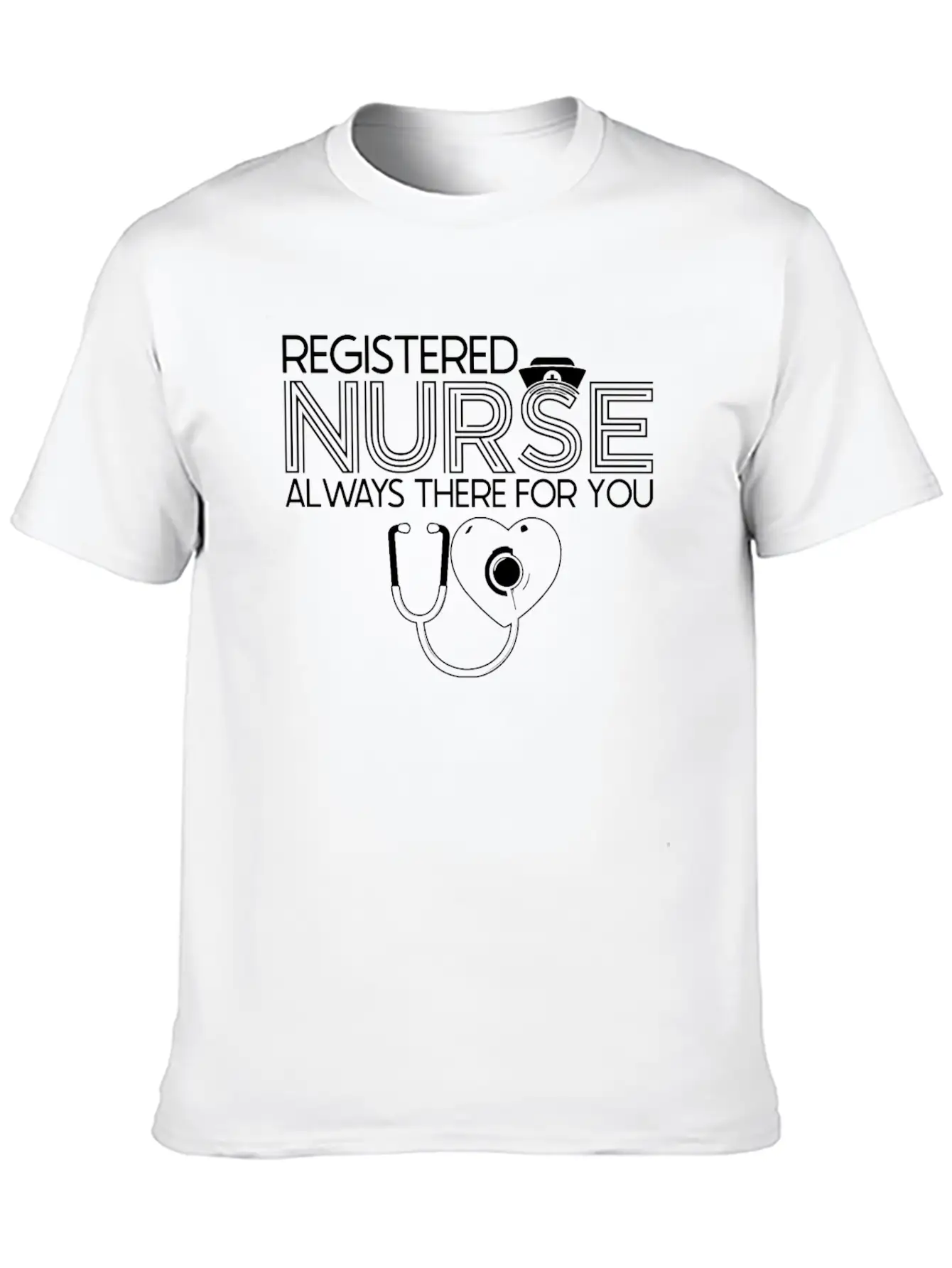 Nurse Nursing Registered Nurse Unisex Short Sleeve Soft Cotton T-Shirt – Casual Everyday Wear