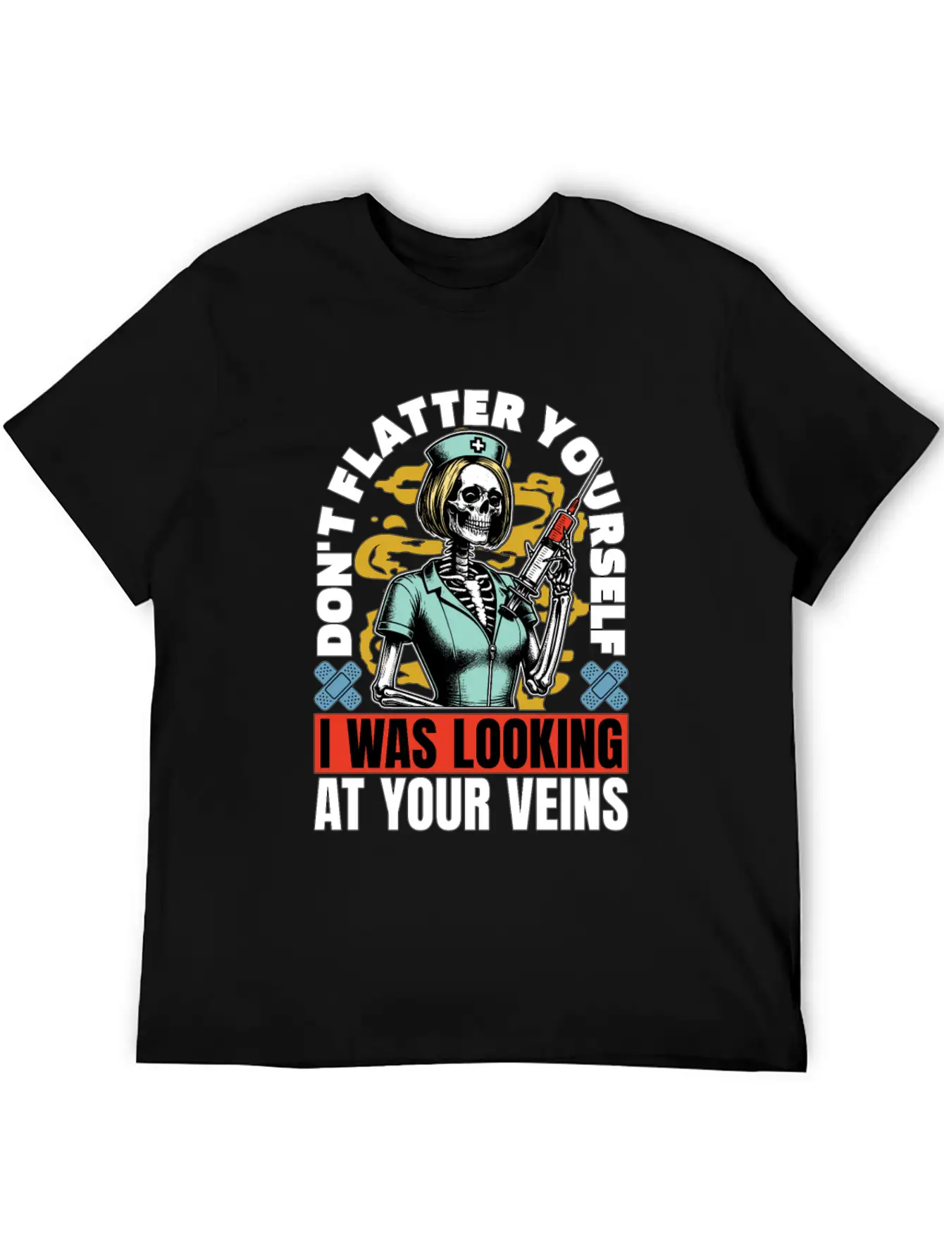 Nurse Practitioner Don't Flatter Nursing Assistant Essential Unisex Summer Tee – Soft Cotton Casual Fit