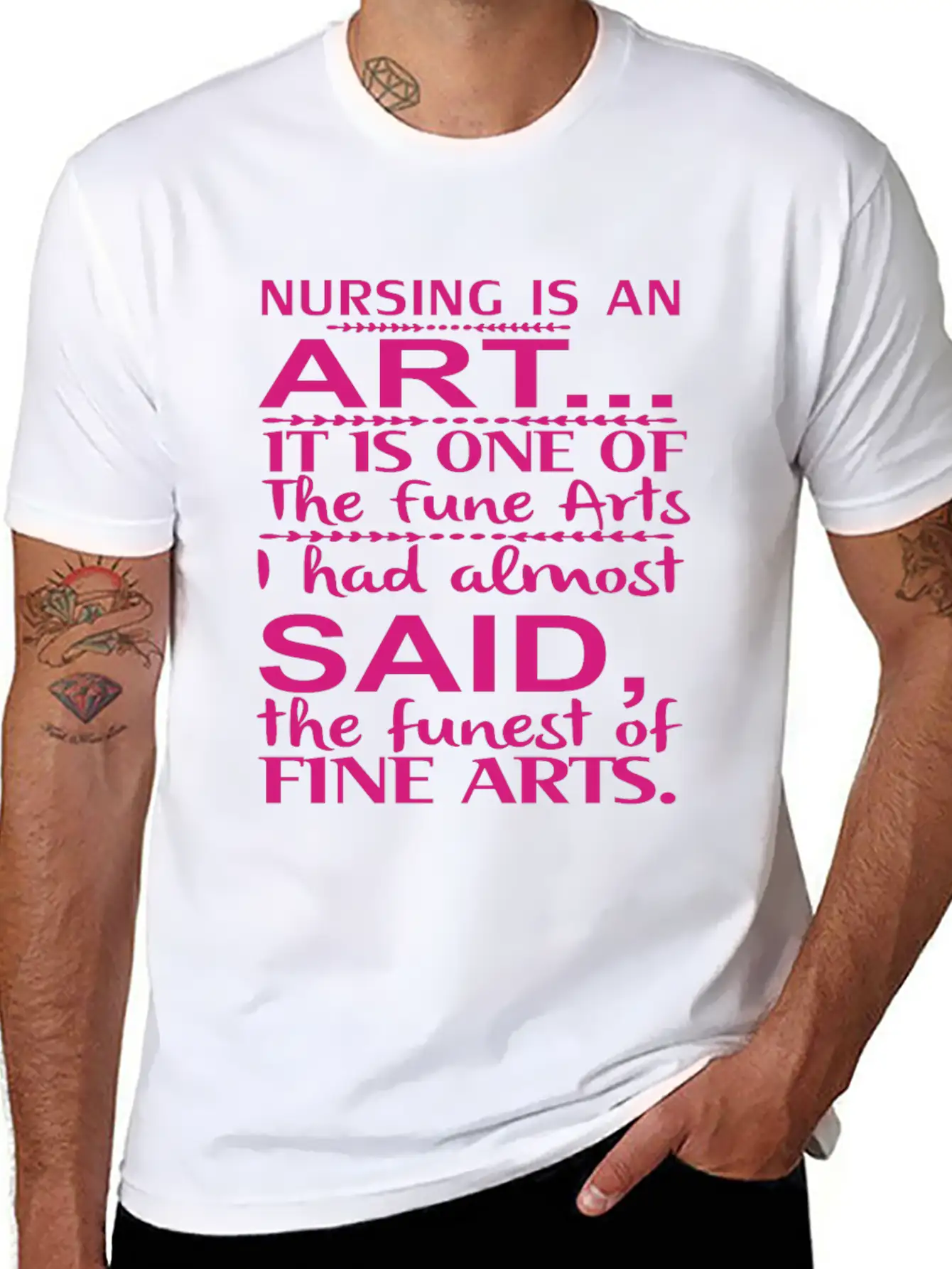 Nurse Quote Medical Assistant Nurse Life Stylish Everyday T-Shirt – Unisex Basic Cotton Tee