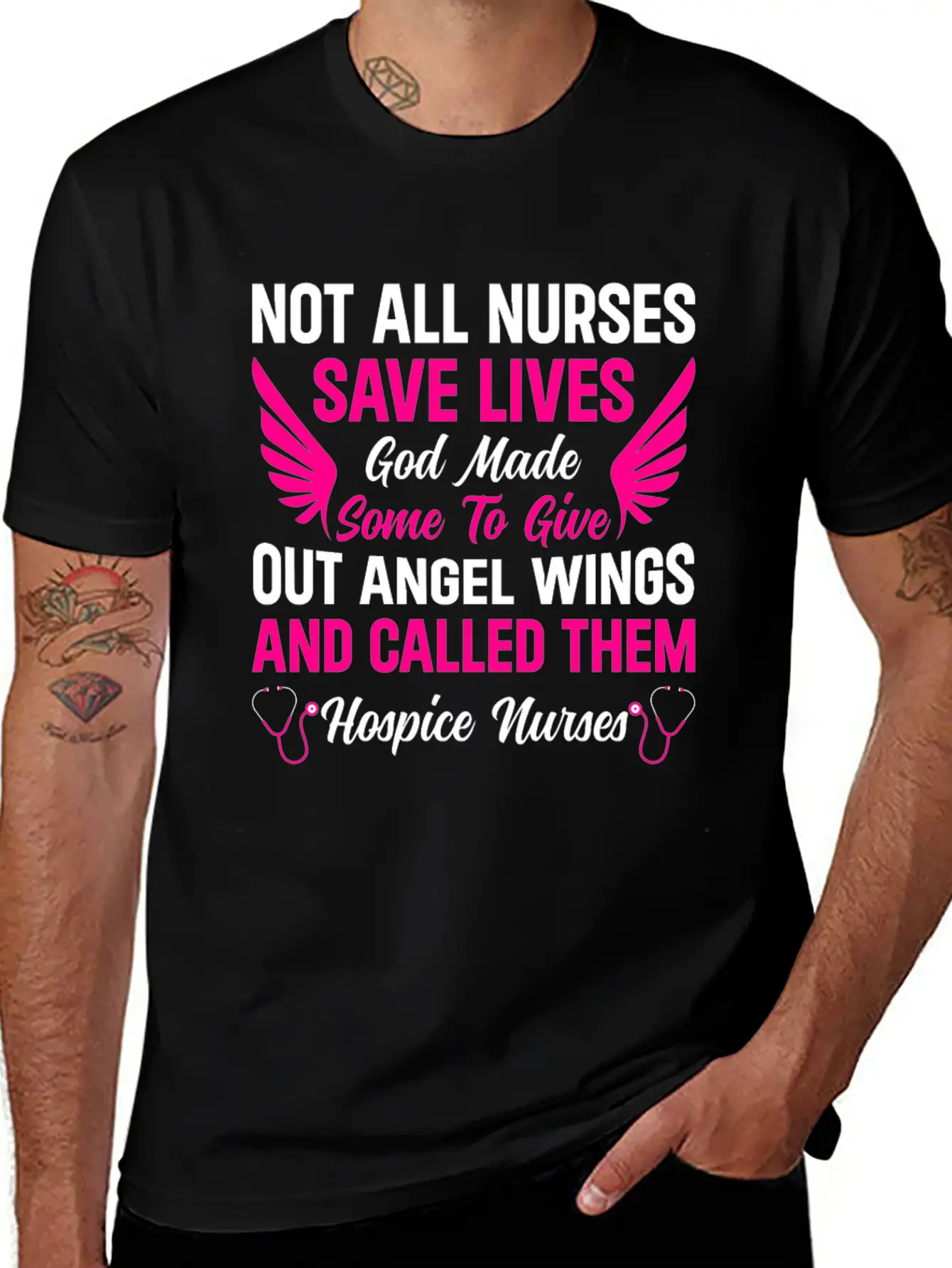Nursing Nurse Hospice Nurses Unisex Casual T-Shirt – Clean Design For Daily Comfort