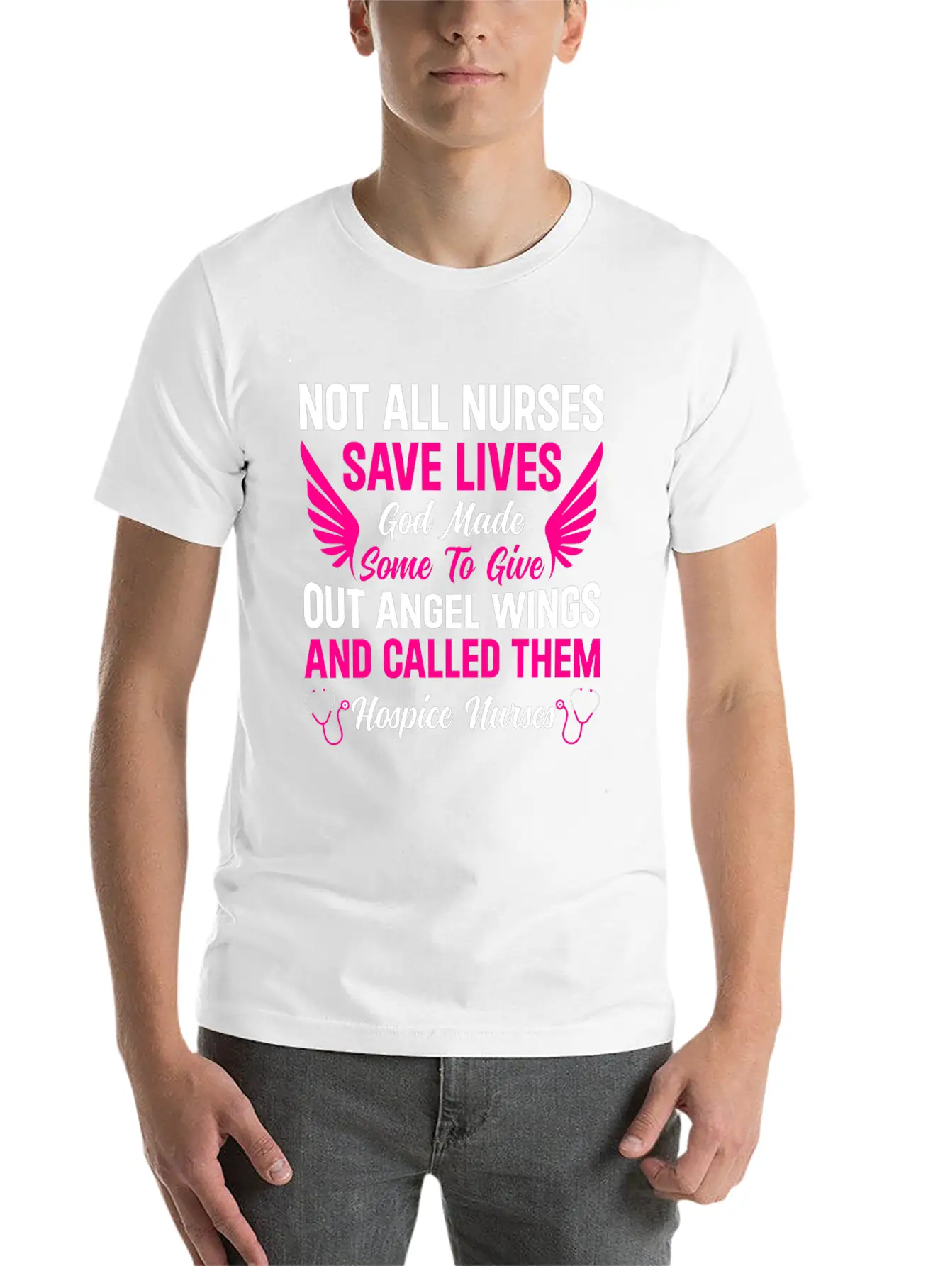 Nursing Nurse Hospice Nurses Unisex Casual T-Shirt – Clean Design For Daily Comfort