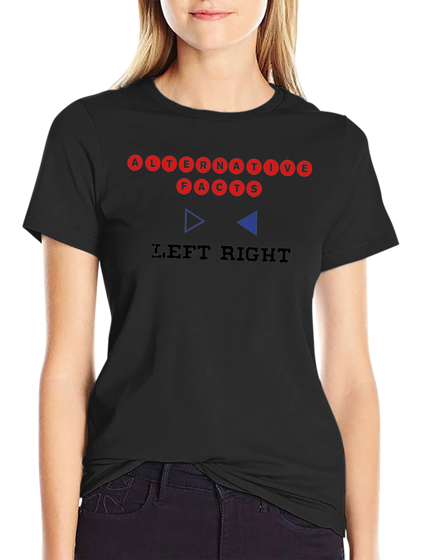 Alternative Facts Left Right Graphic T-Shirt