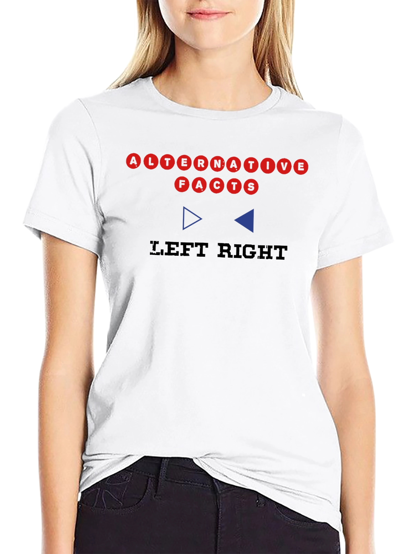 Alternative Facts Left Right Graphic T-Shirt