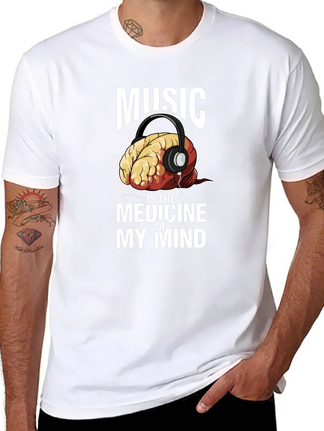 Music is The Medicine of My Mind Graphic Tee