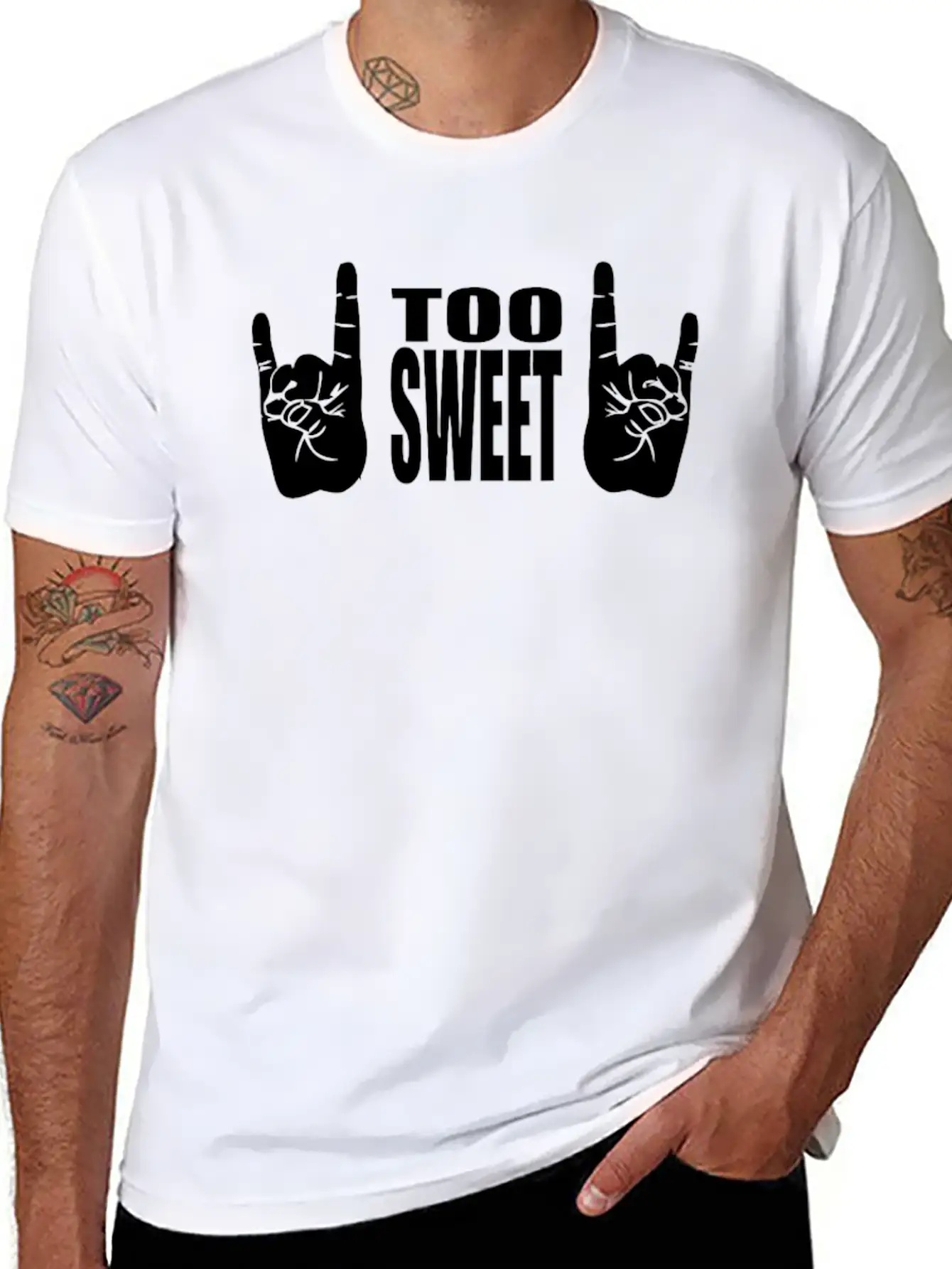 NWO Too Sweet Wolfpack Car Vinyl Decal Basic Graphic T-Shirt – Daily Comfort In Soft Cotton