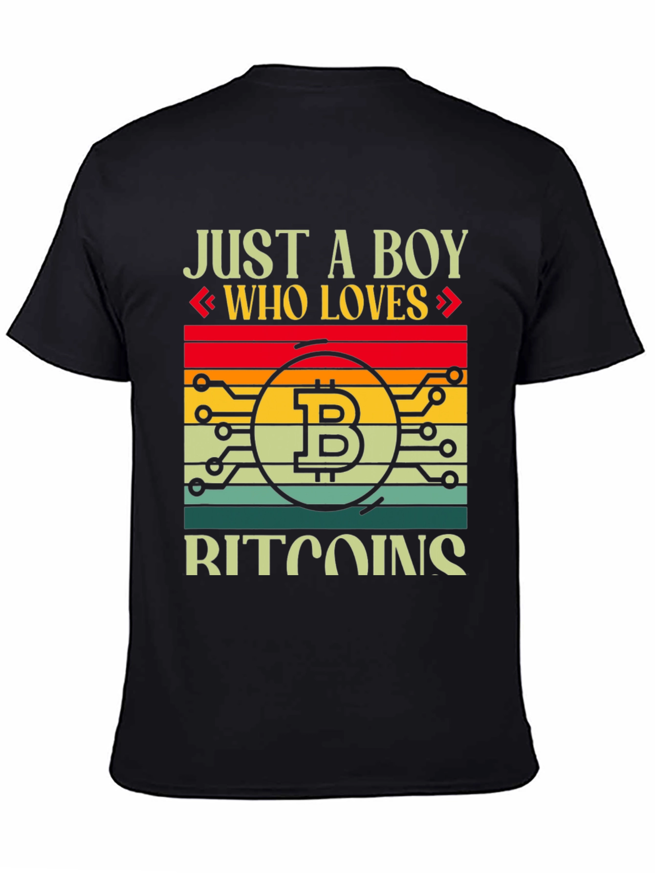 Bitcoin Lover Boy T-Shirt - Crypto Fan Apparel