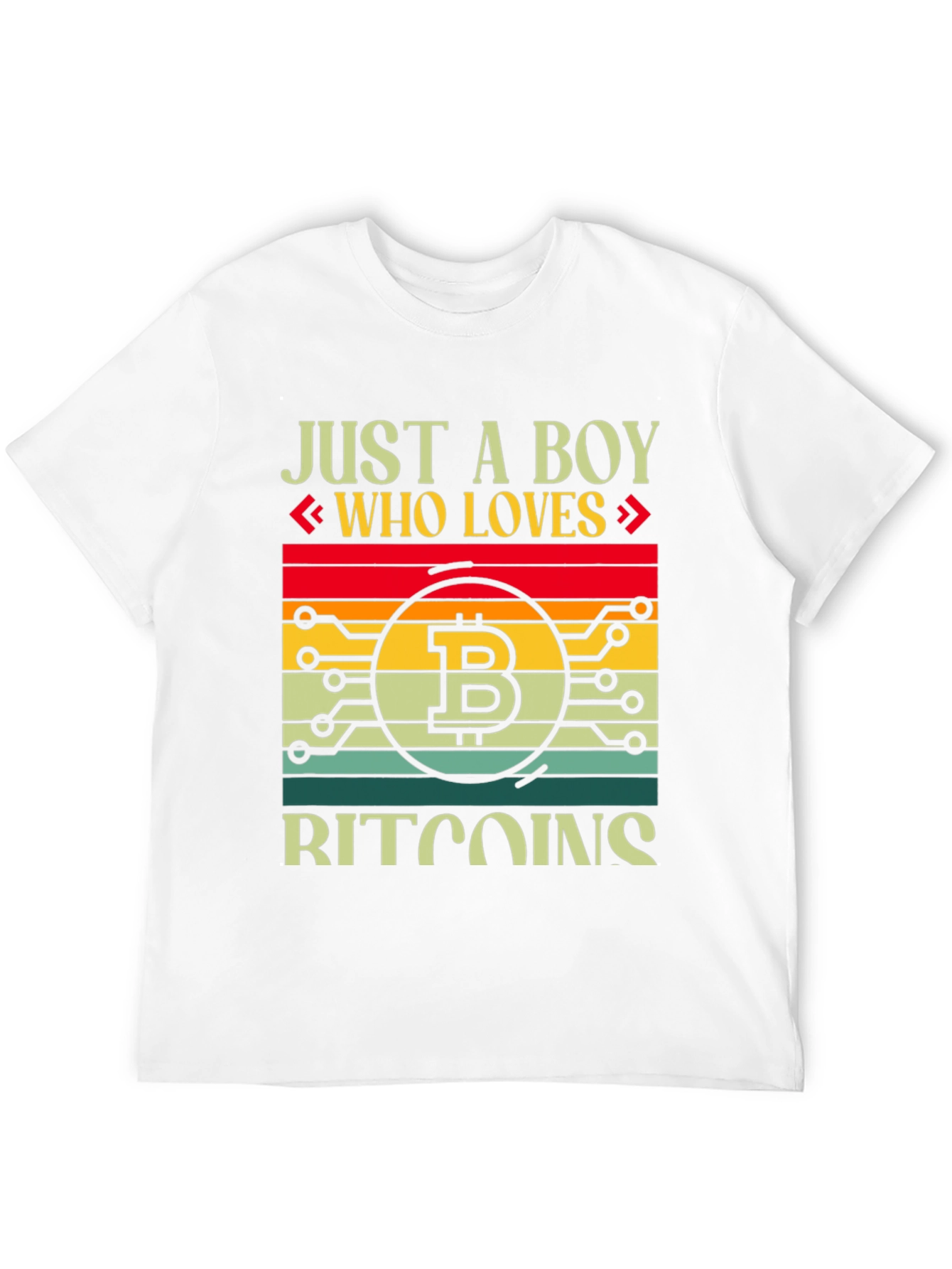 Bitcoin Lover Boy T-Shirt - Crypto Fan Apparel
