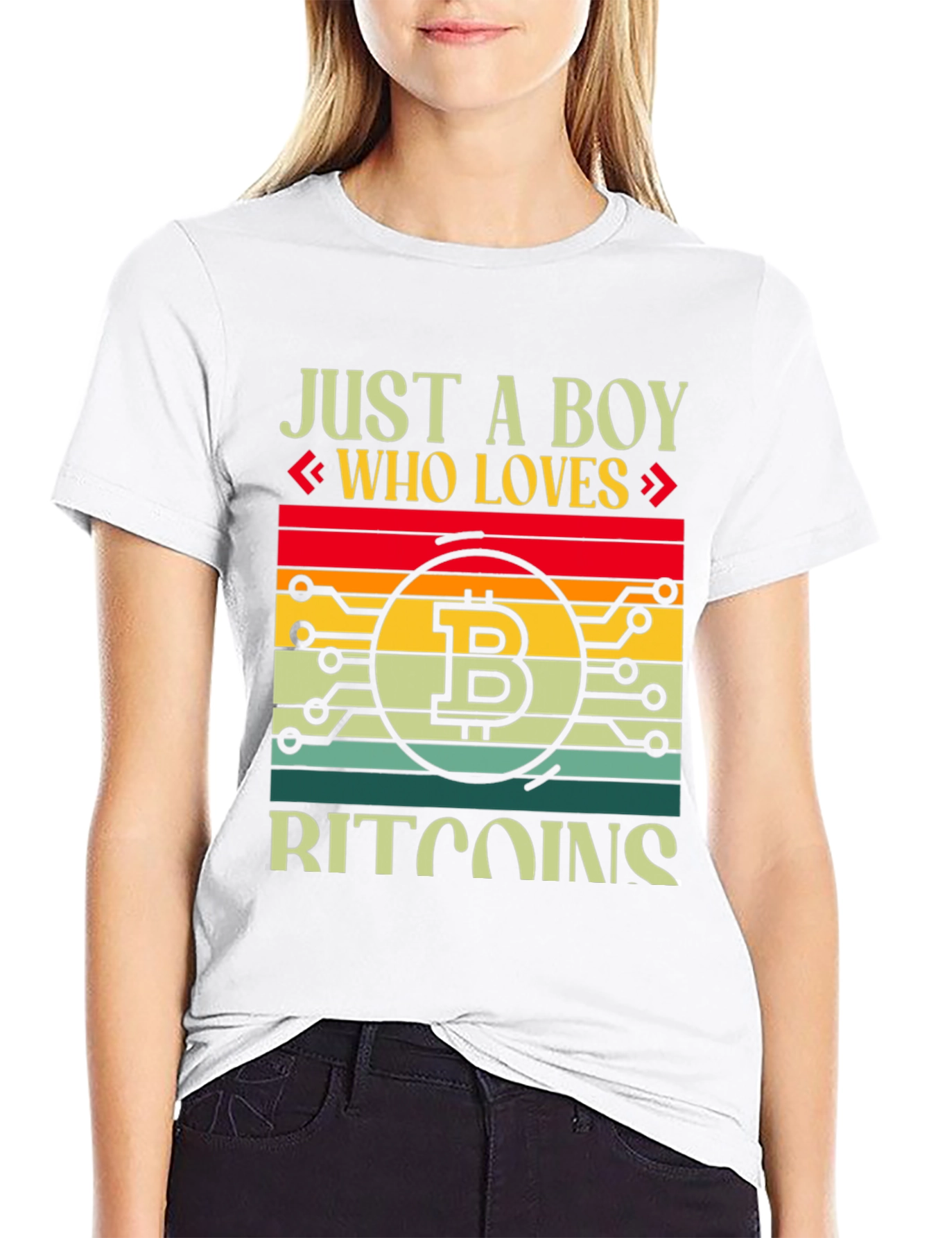 Bitcoin Lover Boy T-Shirt - Crypto Fan Apparel
