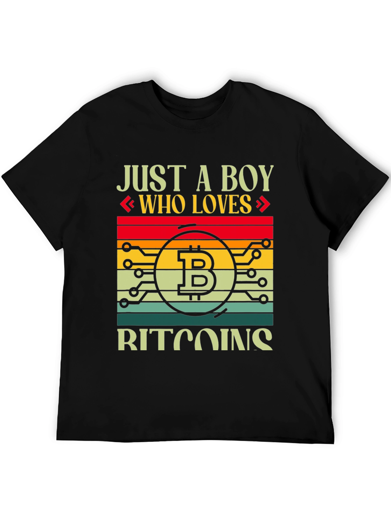 Bitcoin Lover Boy T-Shirt - Crypto Fan Apparel
