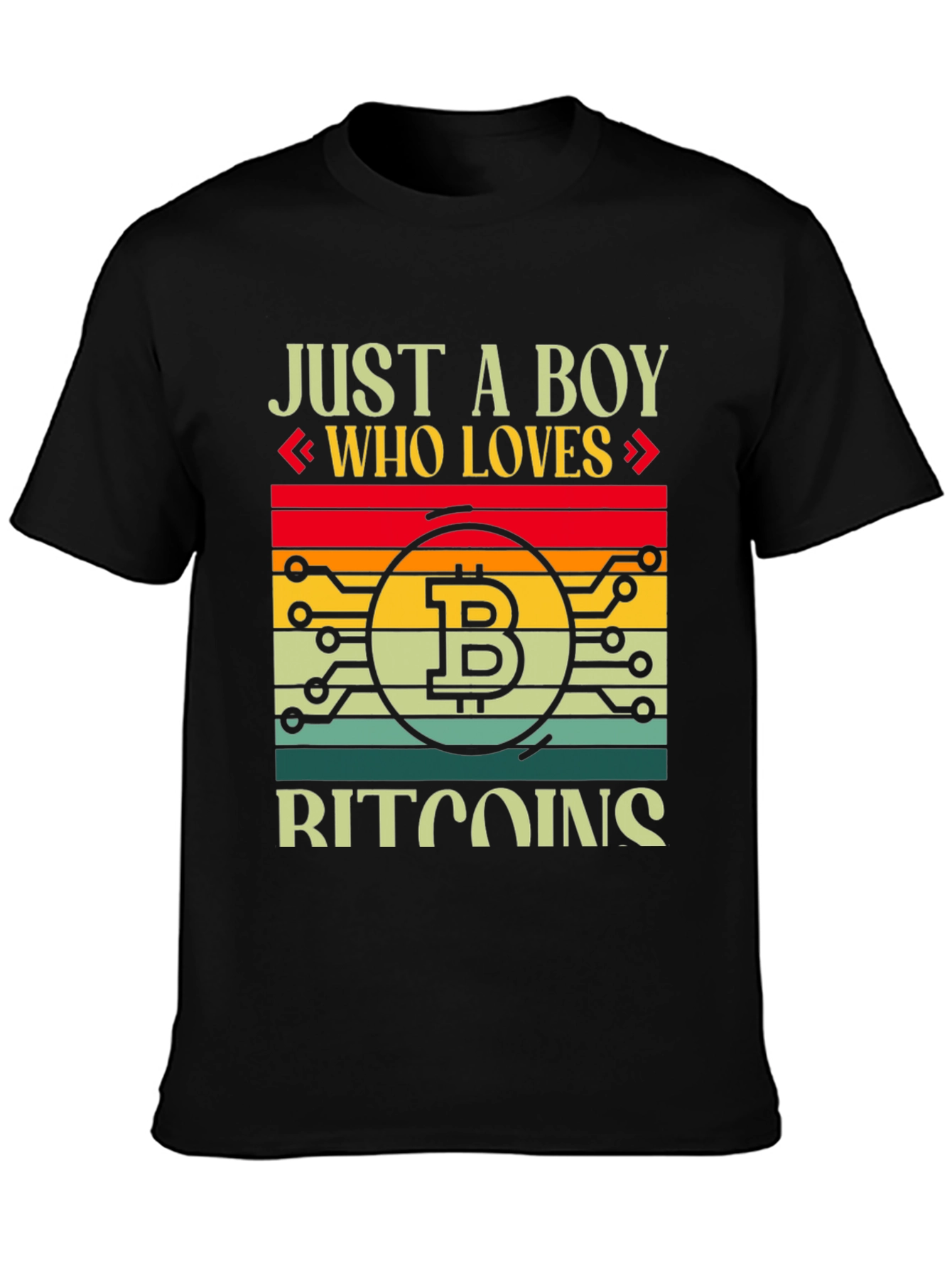Bitcoin Lover Boy T-Shirt - Crypto Fan Apparel