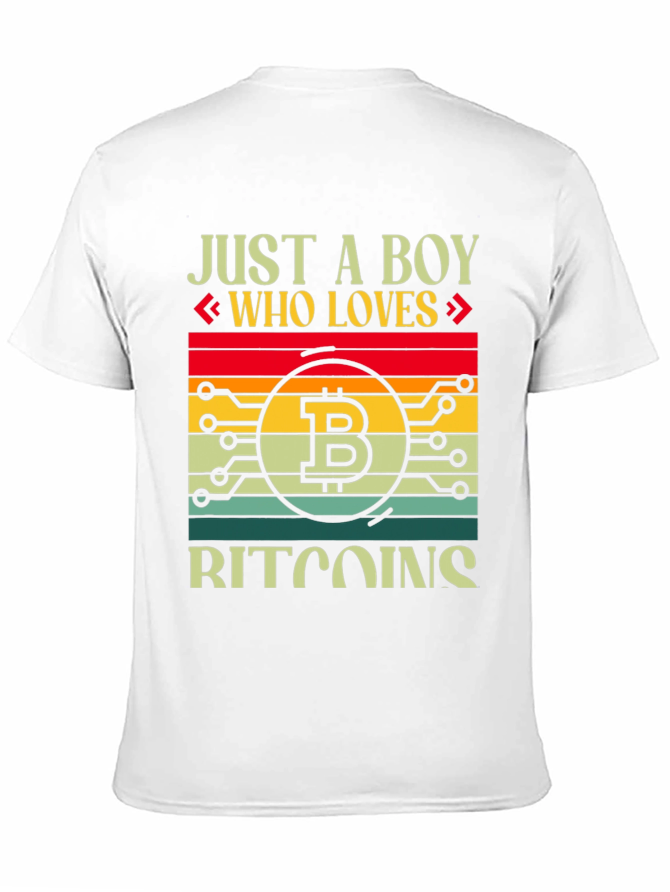 Bitcoin Lover Boy T-Shirt - Crypto Fan Apparel