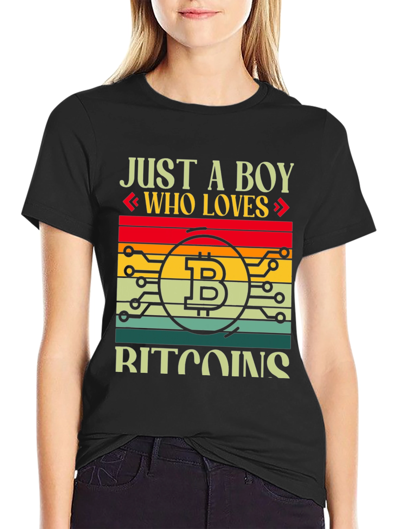 Bitcoin Lover Boy T-Shirt - Crypto Fan Apparel