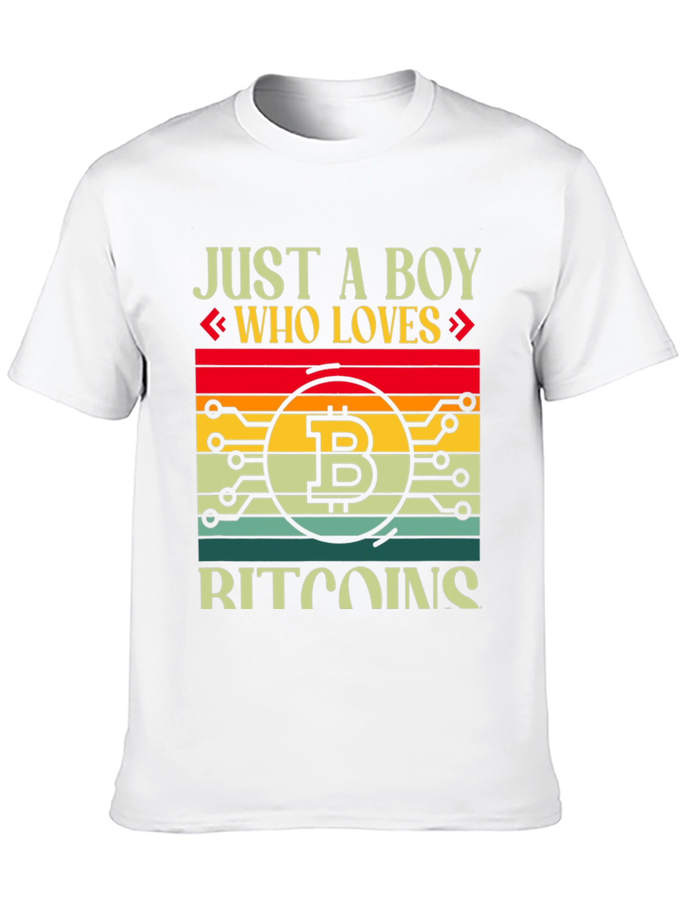 Bitcoin Lover Boy T-Shirt - Crypto Fan Apparel