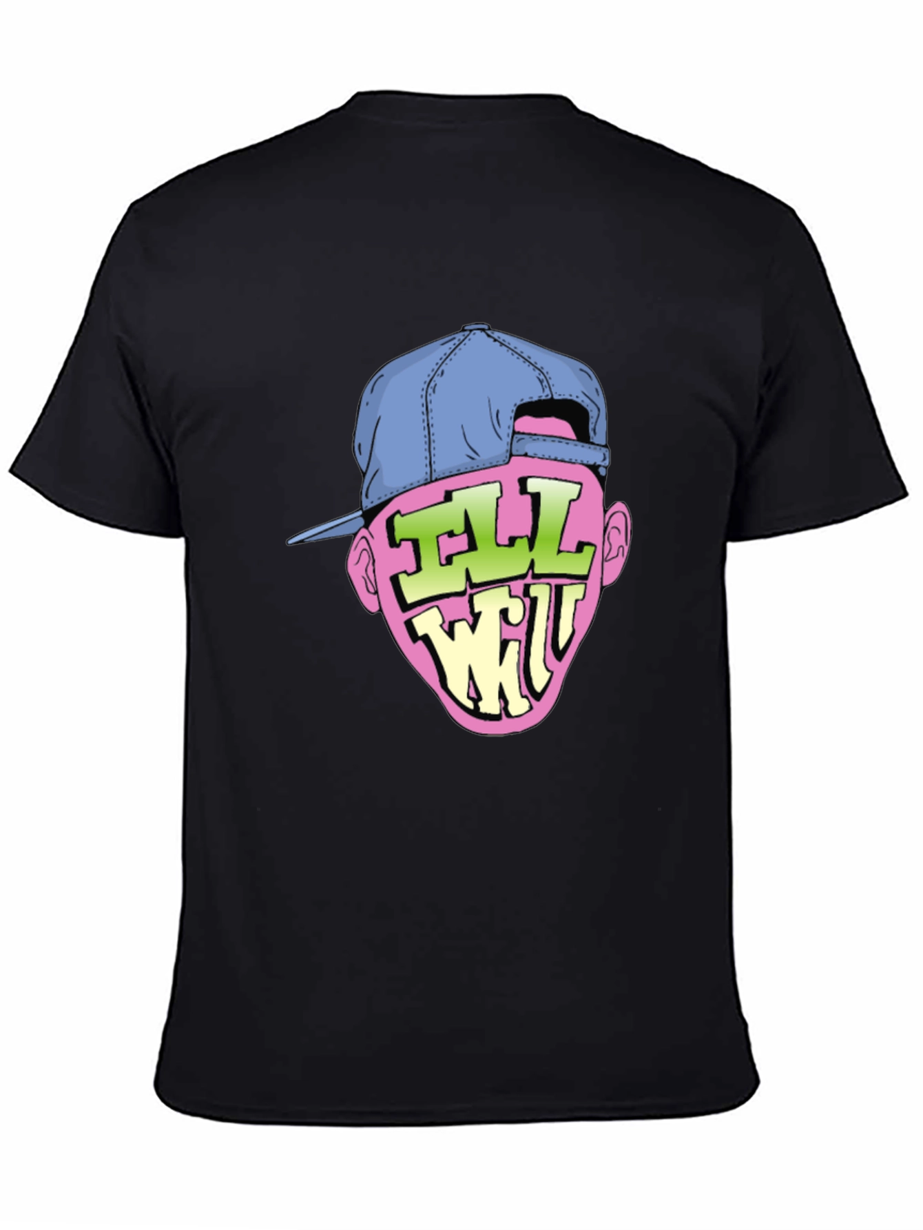 Ill Will Graphic Print Black T-Shirt