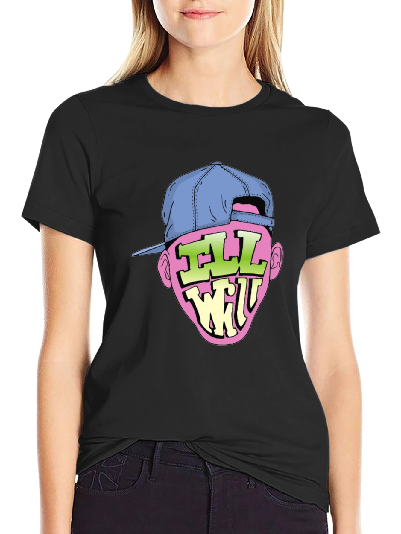 Ill Will Graphic Print Black T-Shirt