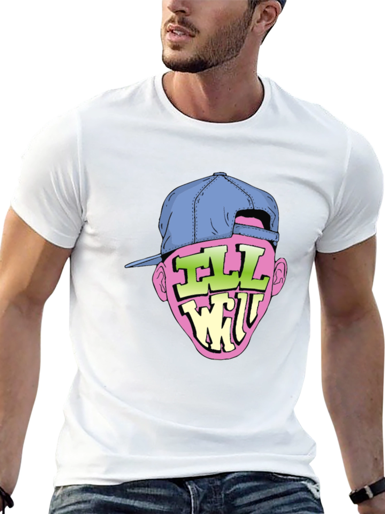 Ill Will Graphic Print Black T-Shirt