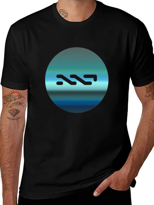 NXT Coin Logo1 Alu 3D T Stylish Everyday T-Shirt – Unisex Basic Cotton Tee