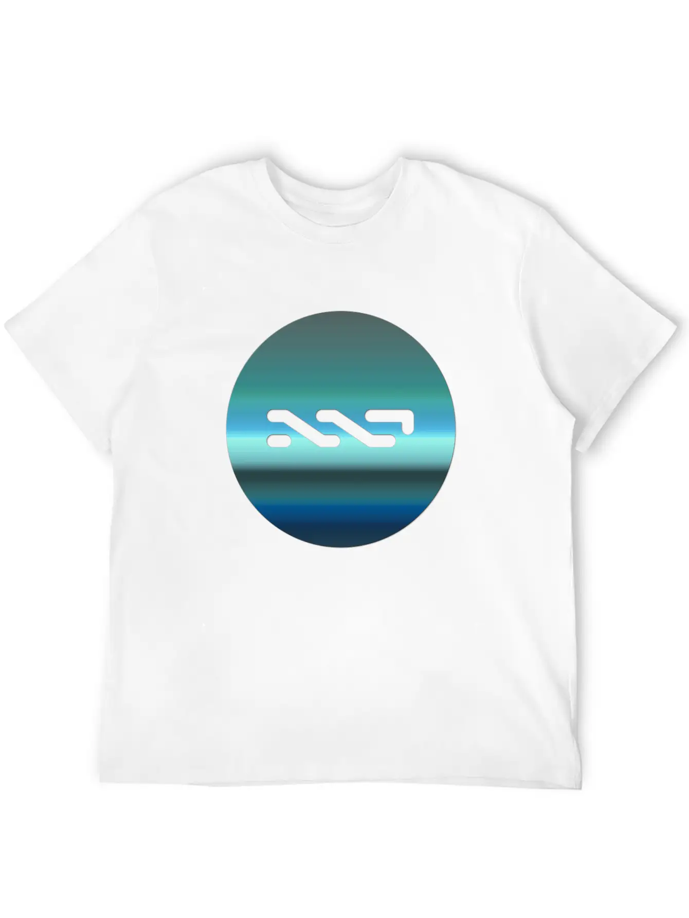 NXT Coin Logo1 Alu 3D T Stylish Everyday T-Shirt – Unisex Basic Cotton Tee
