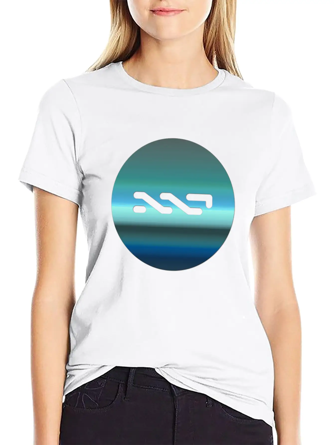 NXT Coin Logo1 Alu 3D T Stylish Everyday T-Shirt – Unisex Basic Cotton Tee