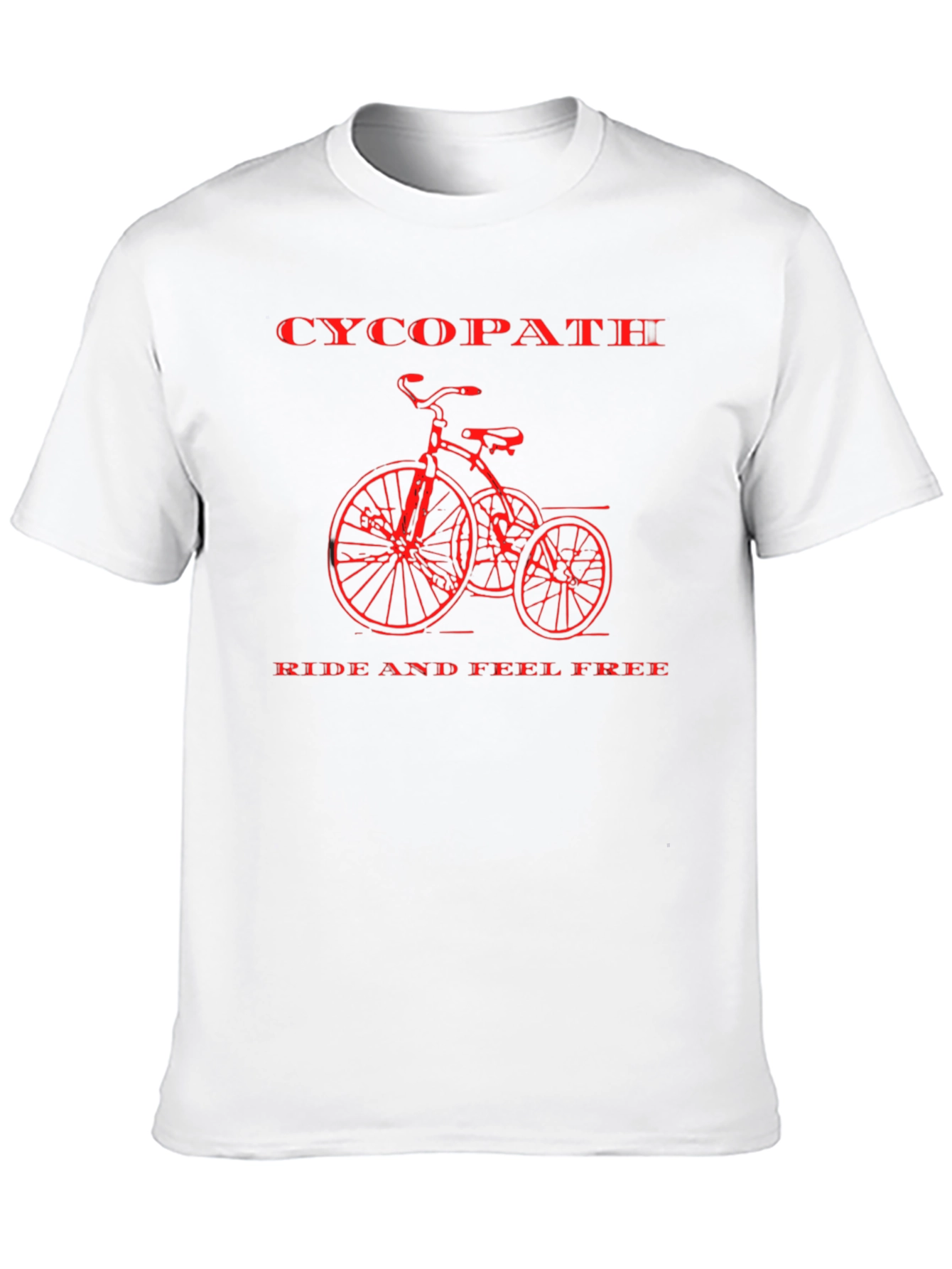Retro Cycopath Bicycle Graphic T-Shirt