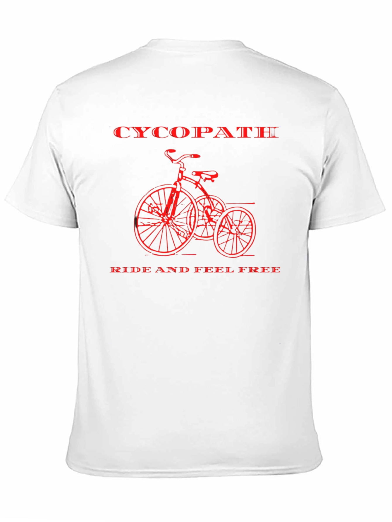 Retro Cycopath Bicycle Graphic T-Shirt