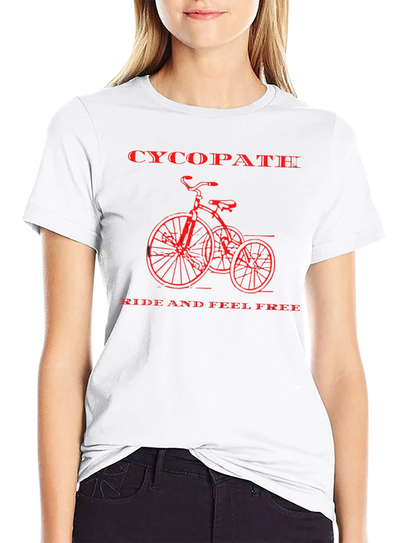 Retro Cycopath Bicycle Graphic T-Shirt