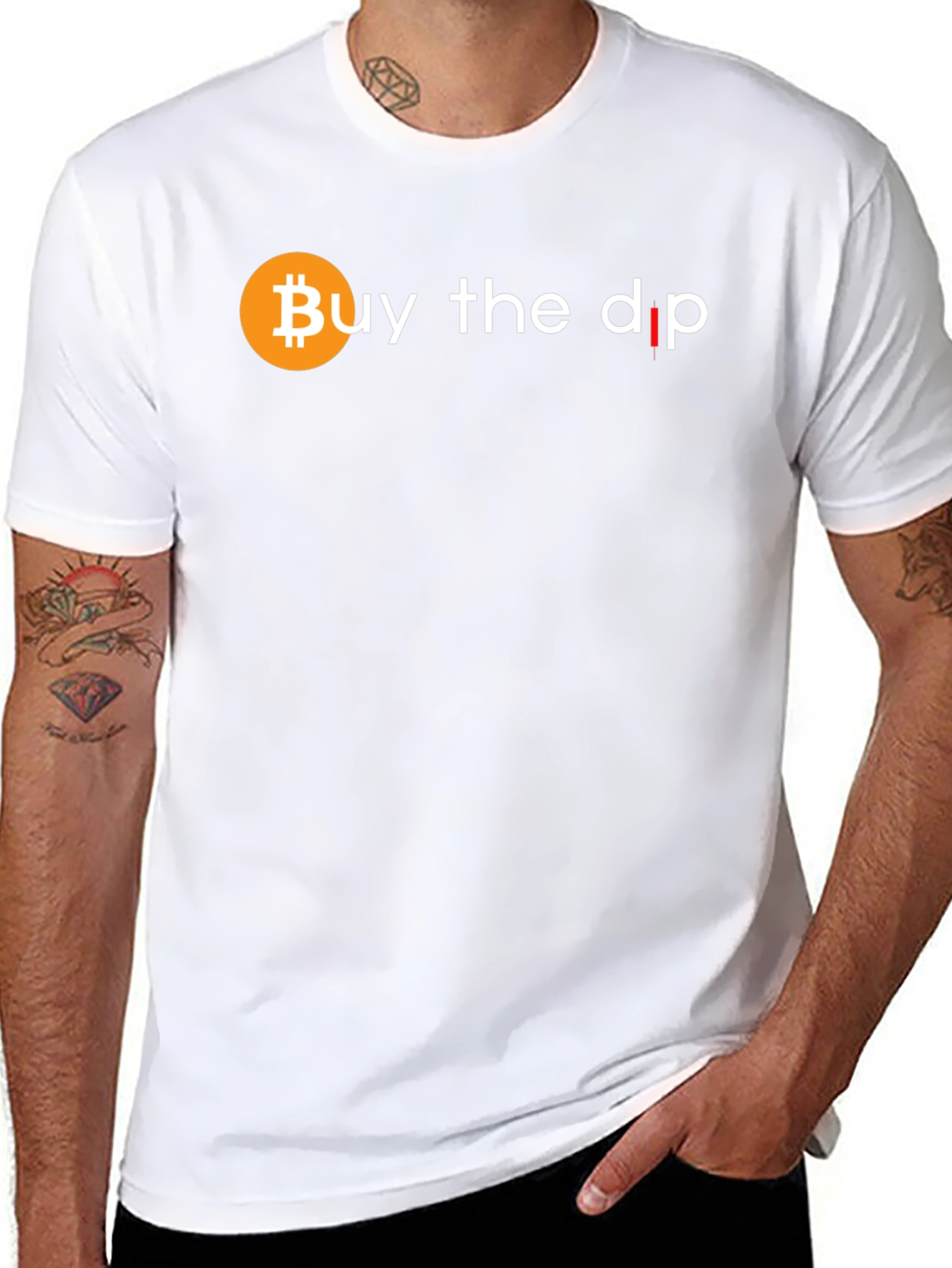 Buy the Dip Bitcoin Crypto T-Shirt