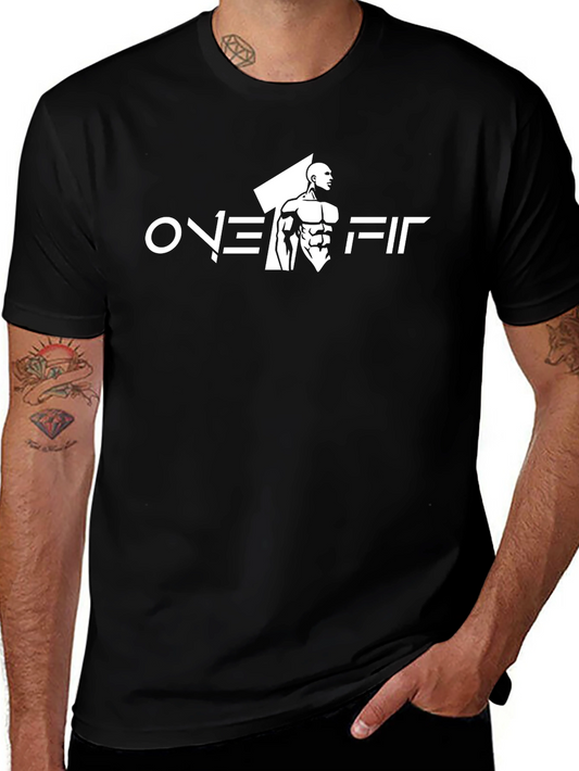 Overfit Black T-Shirt - Gym & Fitness Apparel