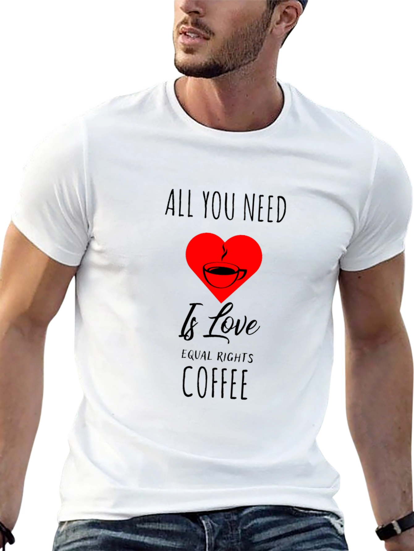 All You Need is Love & Coffee Graphic Tee