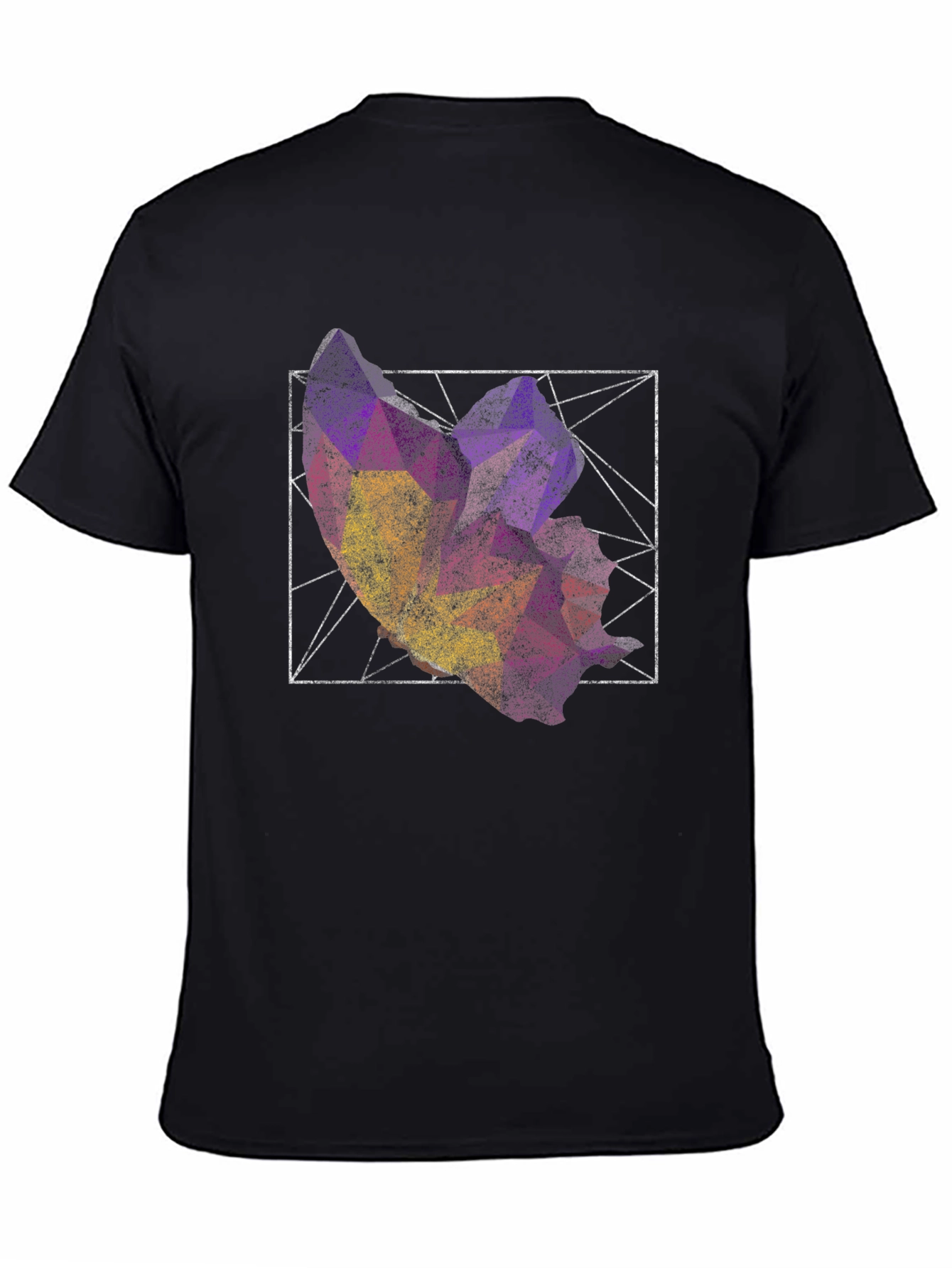 Geometric Abstract Graphic Print Tee