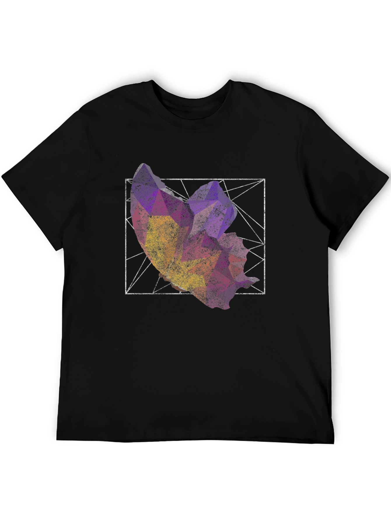 Geometric Abstract Graphic Print Tee