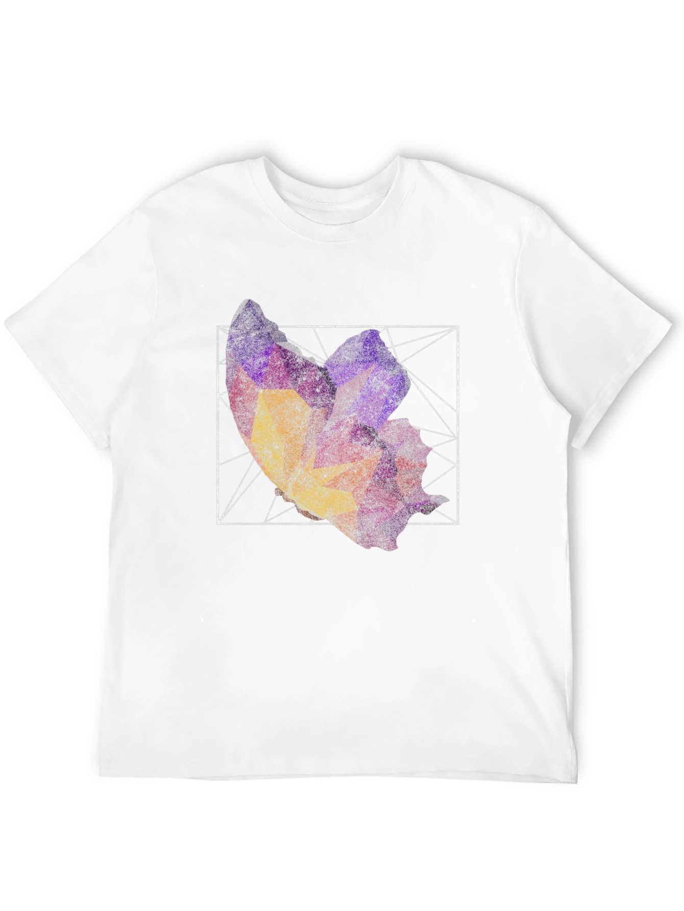 Geometric Abstract Graphic Print Tee
