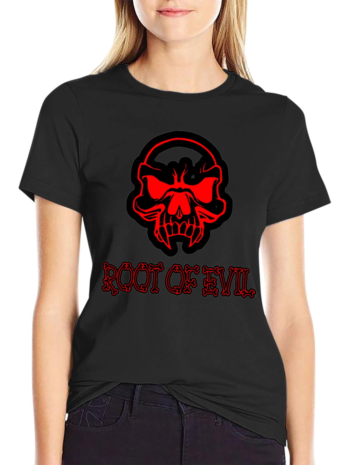 Root of Evil Graphic T-Shirt - Black Tee