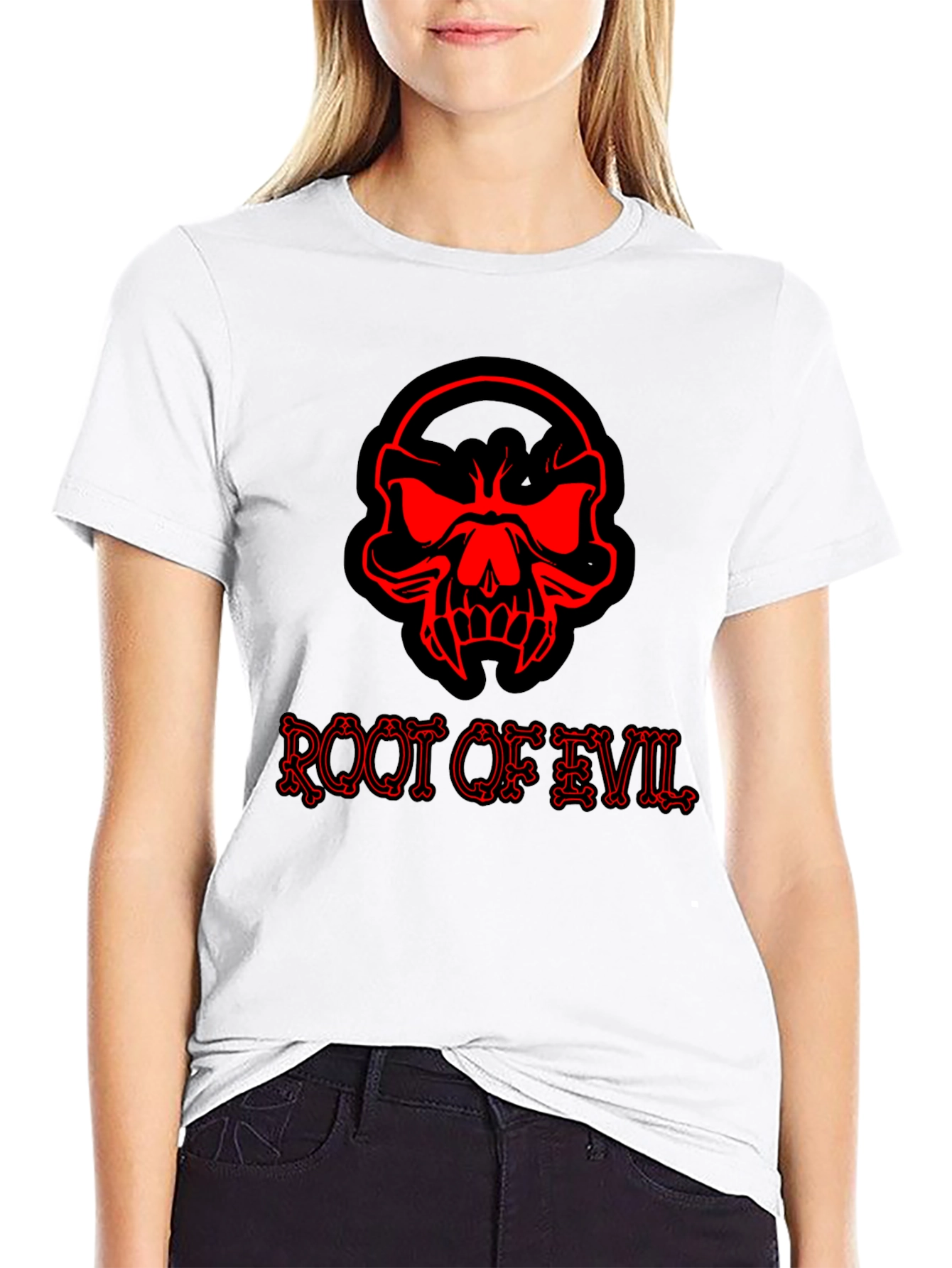 Root of Evil Graphic T-Shirt - Black Tee