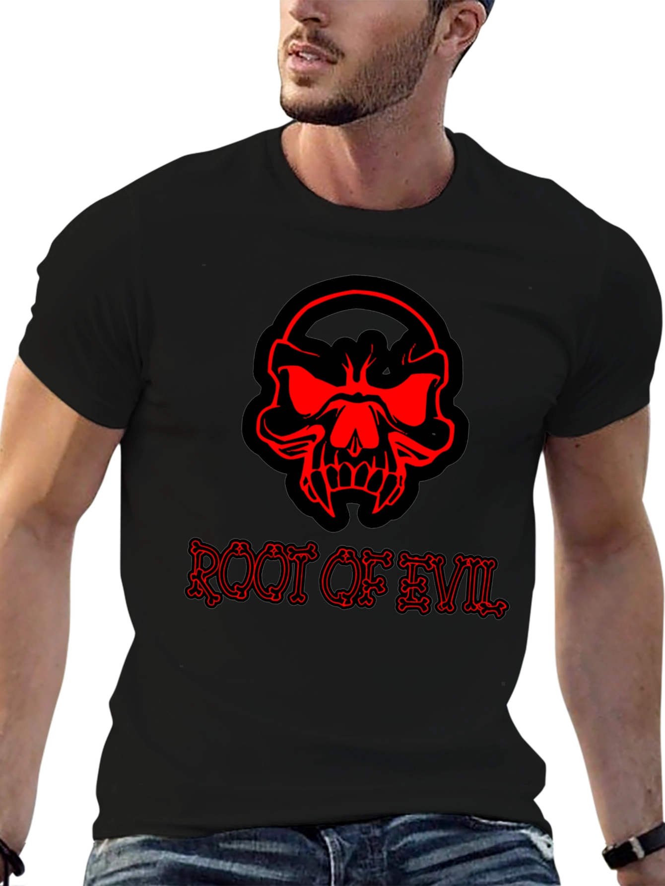 Root of Evil Graphic T-Shirt - Black Tee