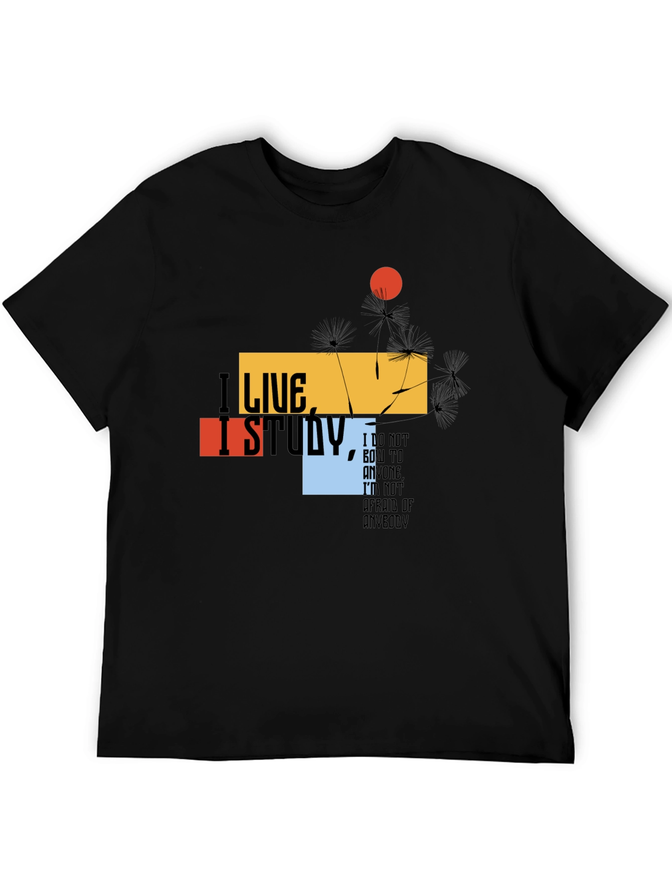 I Live I Study T-Shirt - Bold Graphic Tee