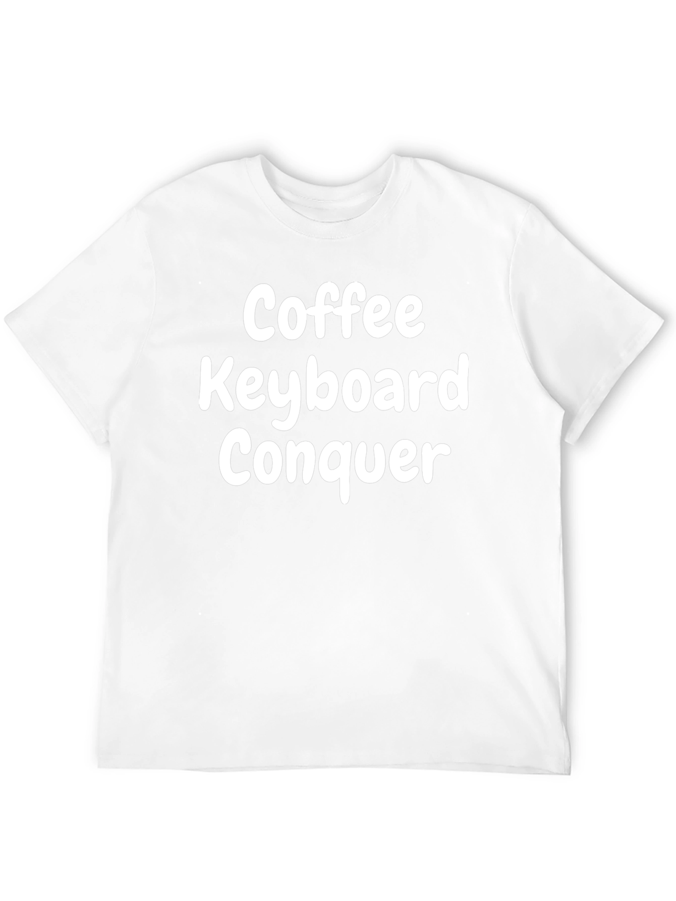 Coffee Keyboard Conquer T-Shirt - Black