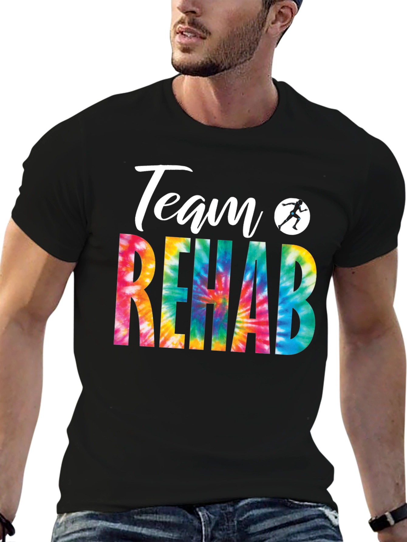 Team Rehab Tie Dye Graphic Tee