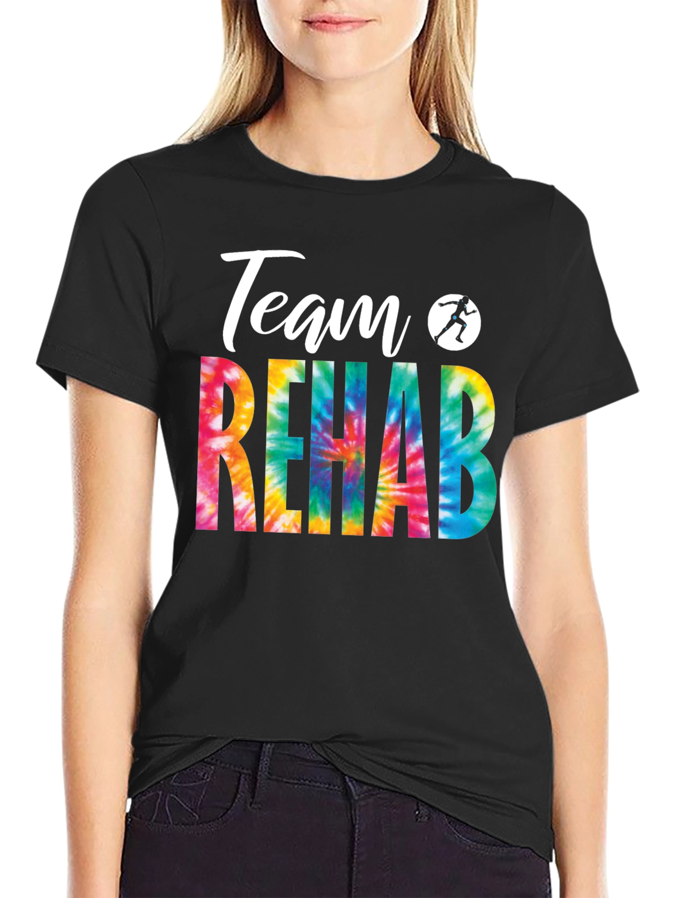 Team Rehab Tie Dye Graphic Tee